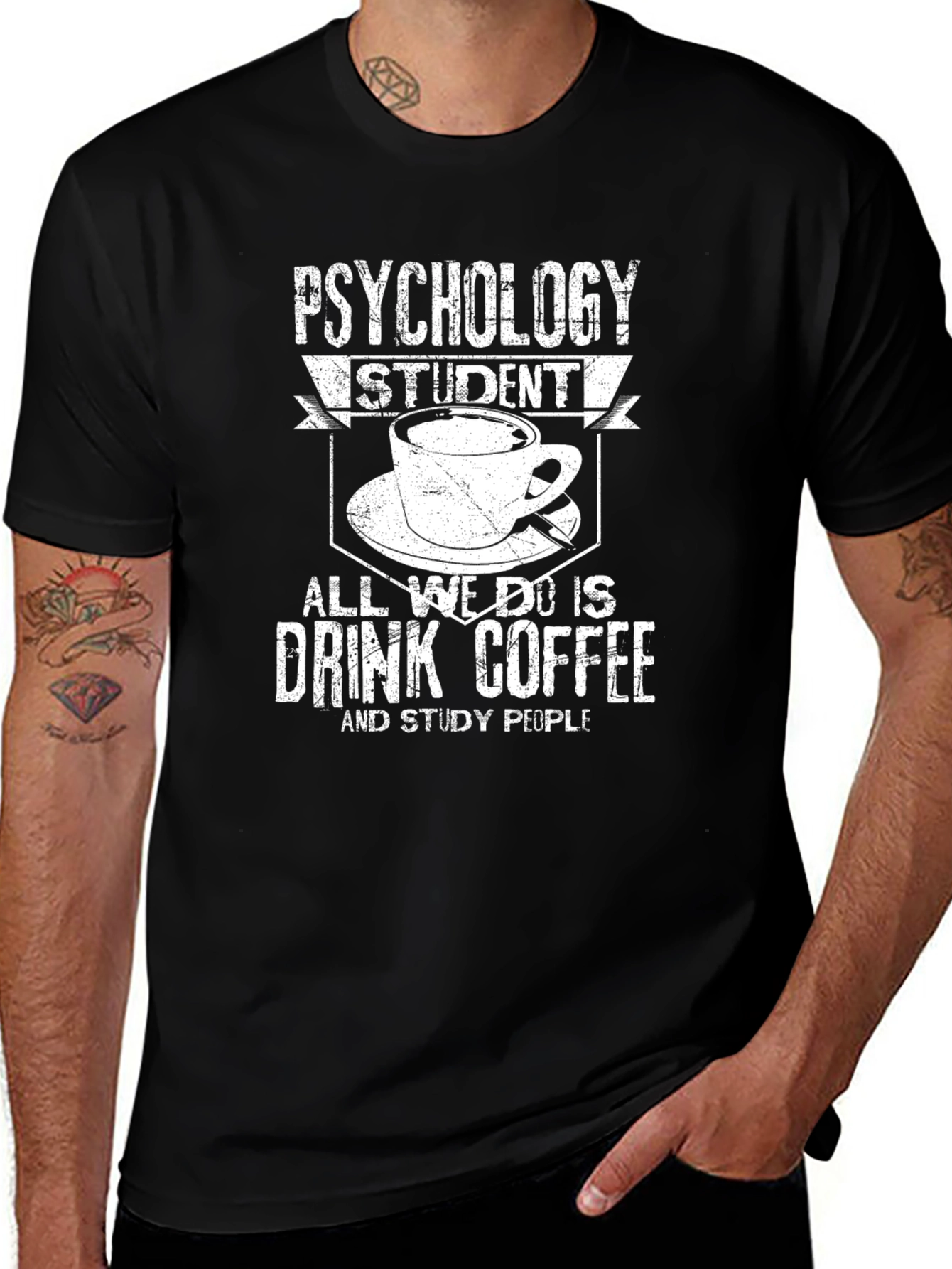 Psychology Student Coffee T-Shirt