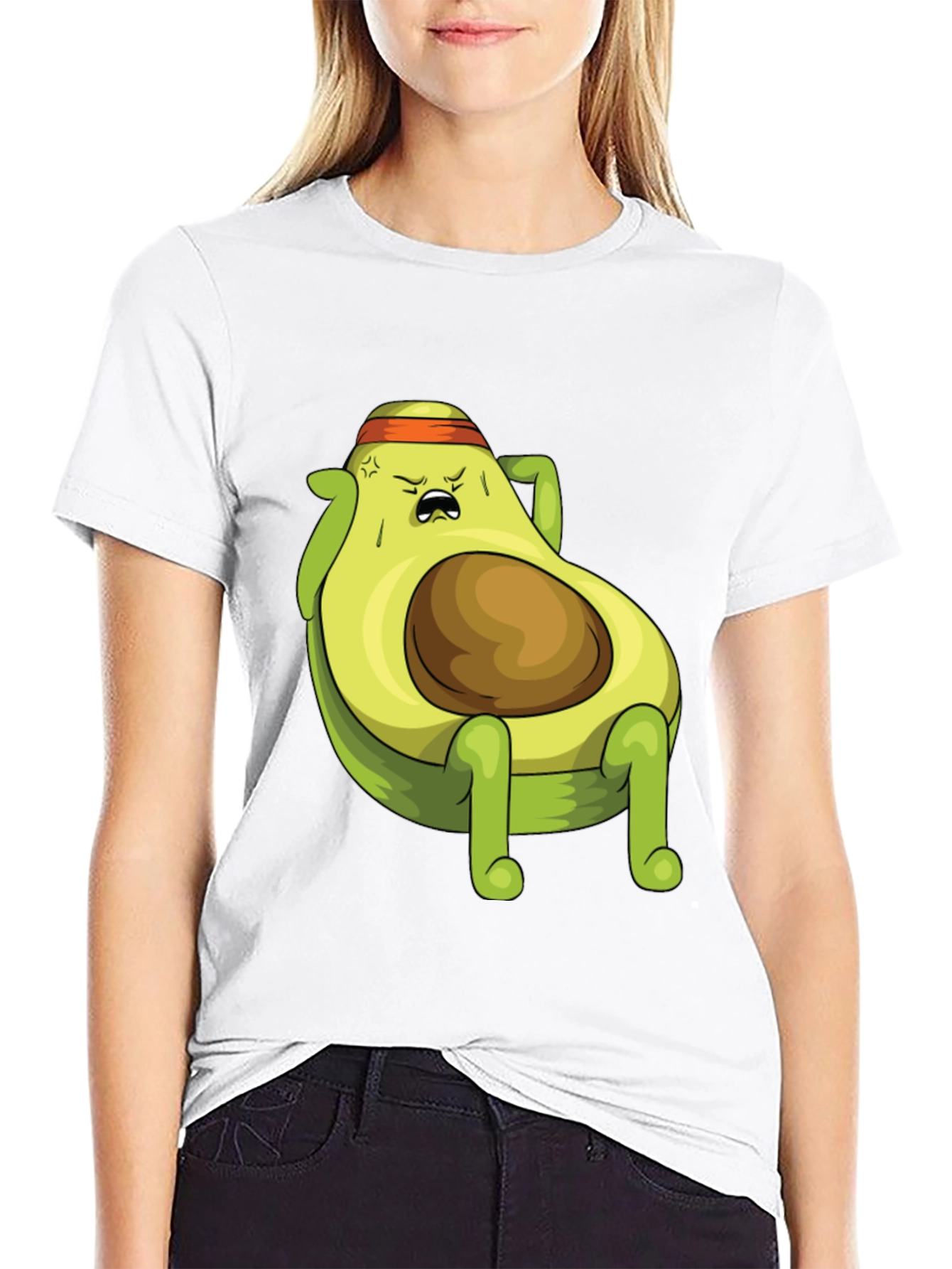 Avocado Gym Workout T-Shirt - Funny Fitness Tee