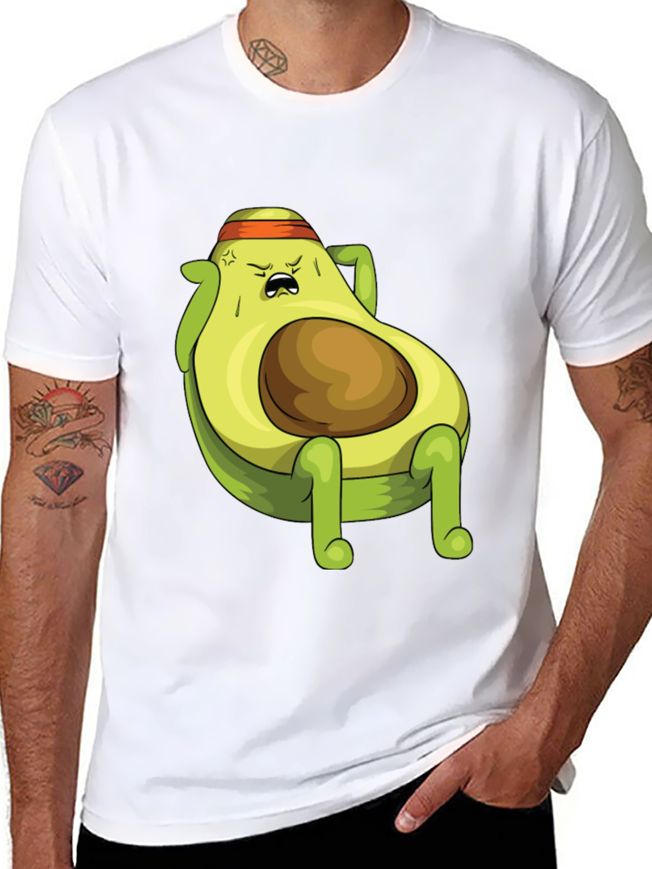 Avocado Gym Workout T-Shirt - Funny Fitness Tee