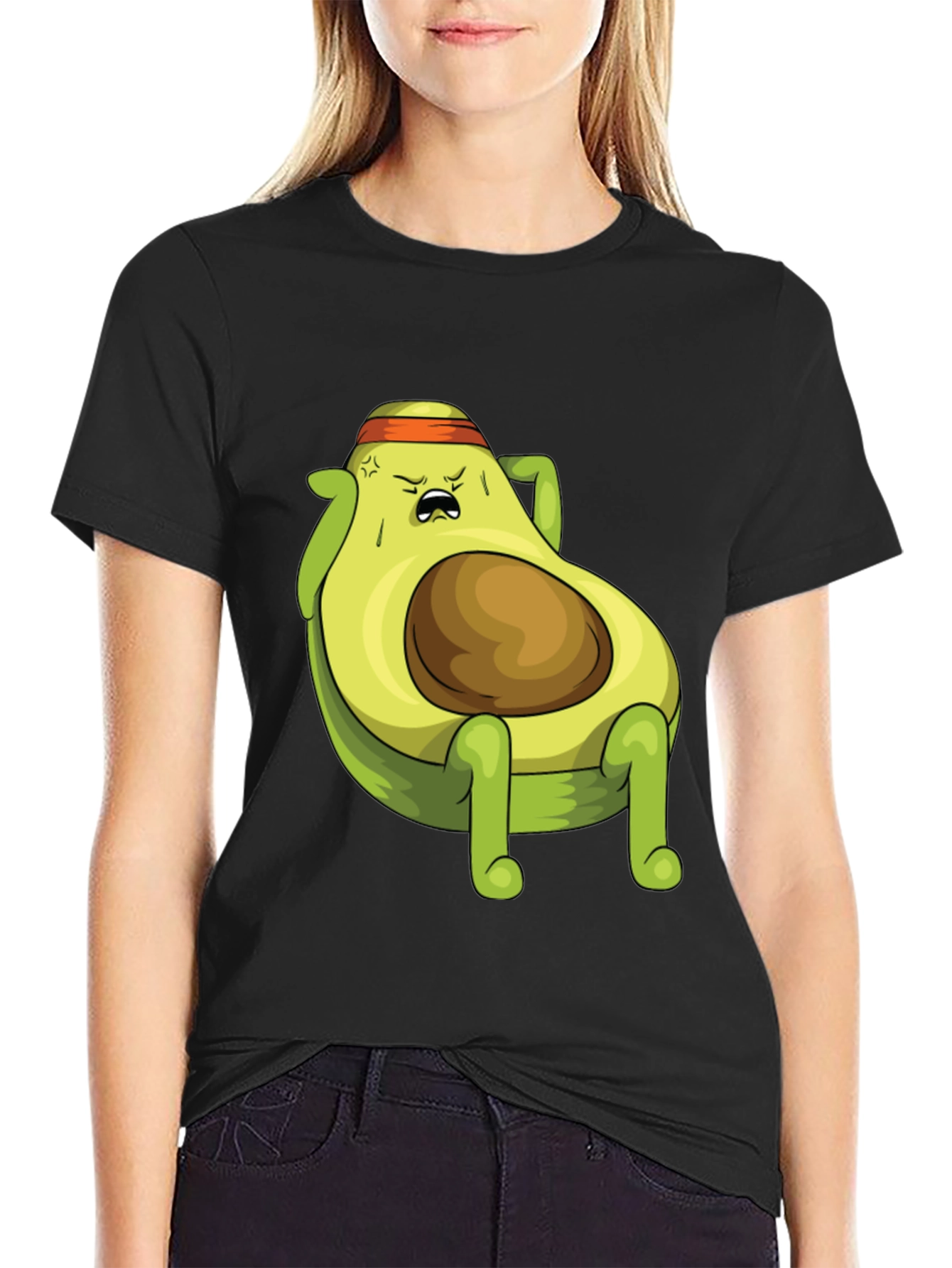 Avocado Gym Workout T-Shirt - Funny Fitness Tee