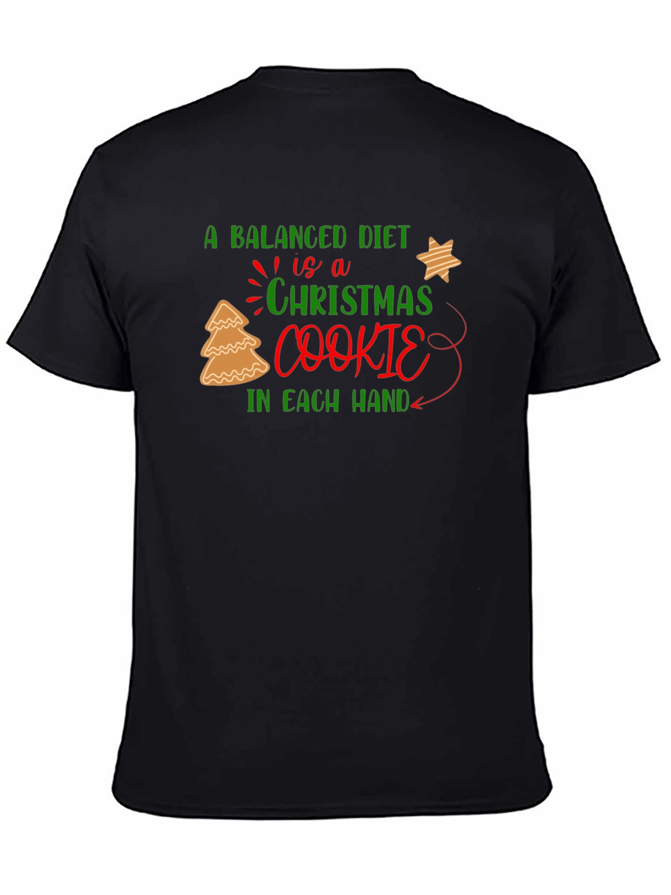 Christmas Cookie Balanced Diet T-Shirt