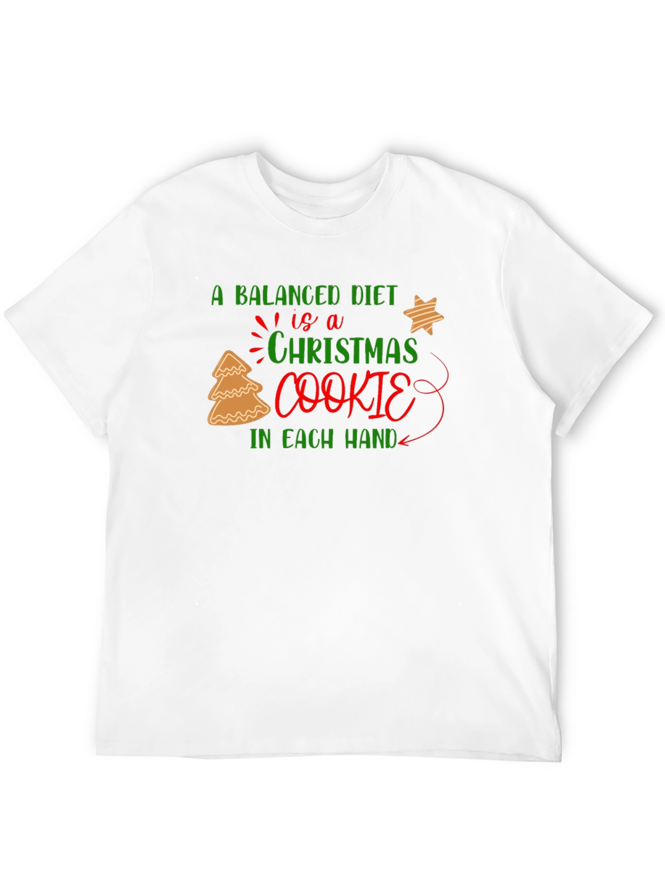 Christmas Cookie Balanced Diet T-Shirt