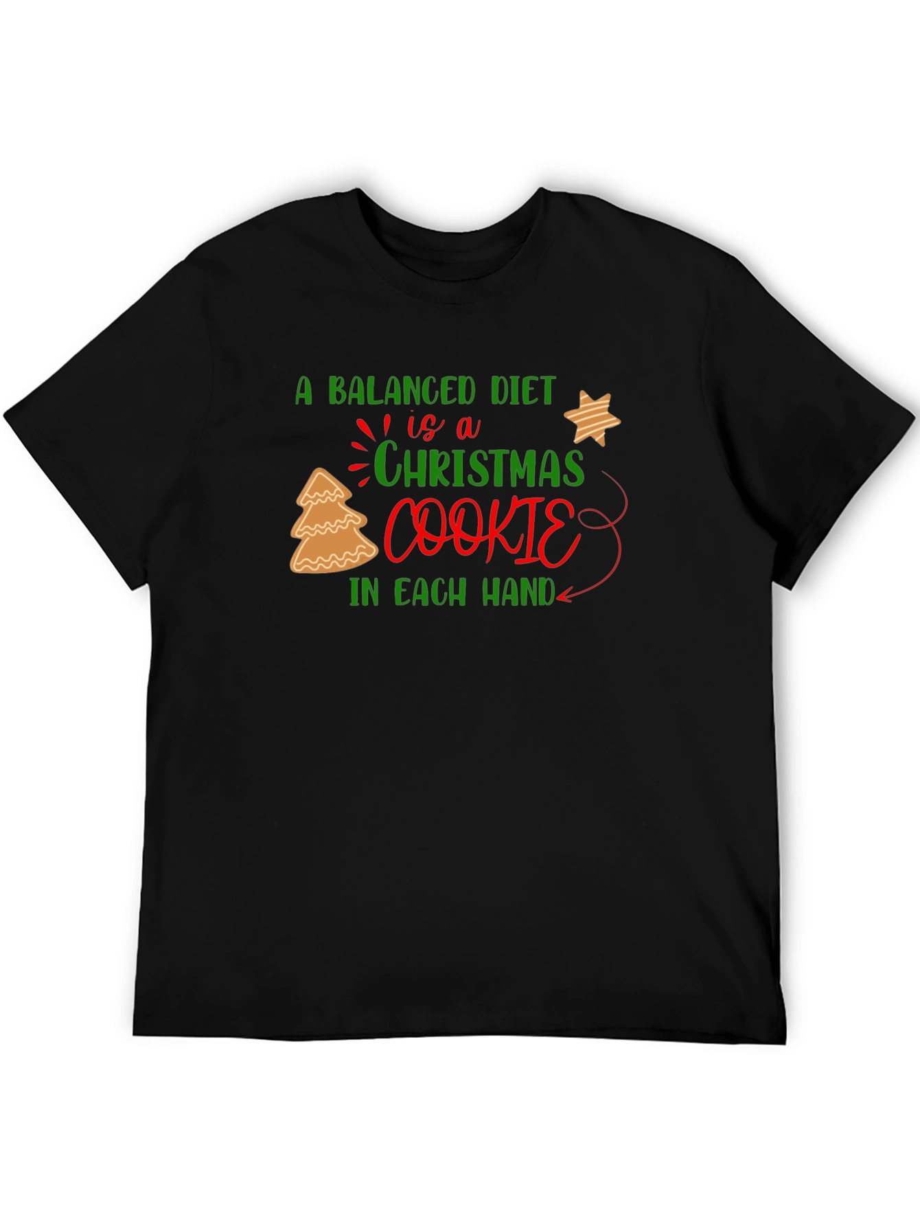 Christmas Cookie Balanced Diet T-Shirt
