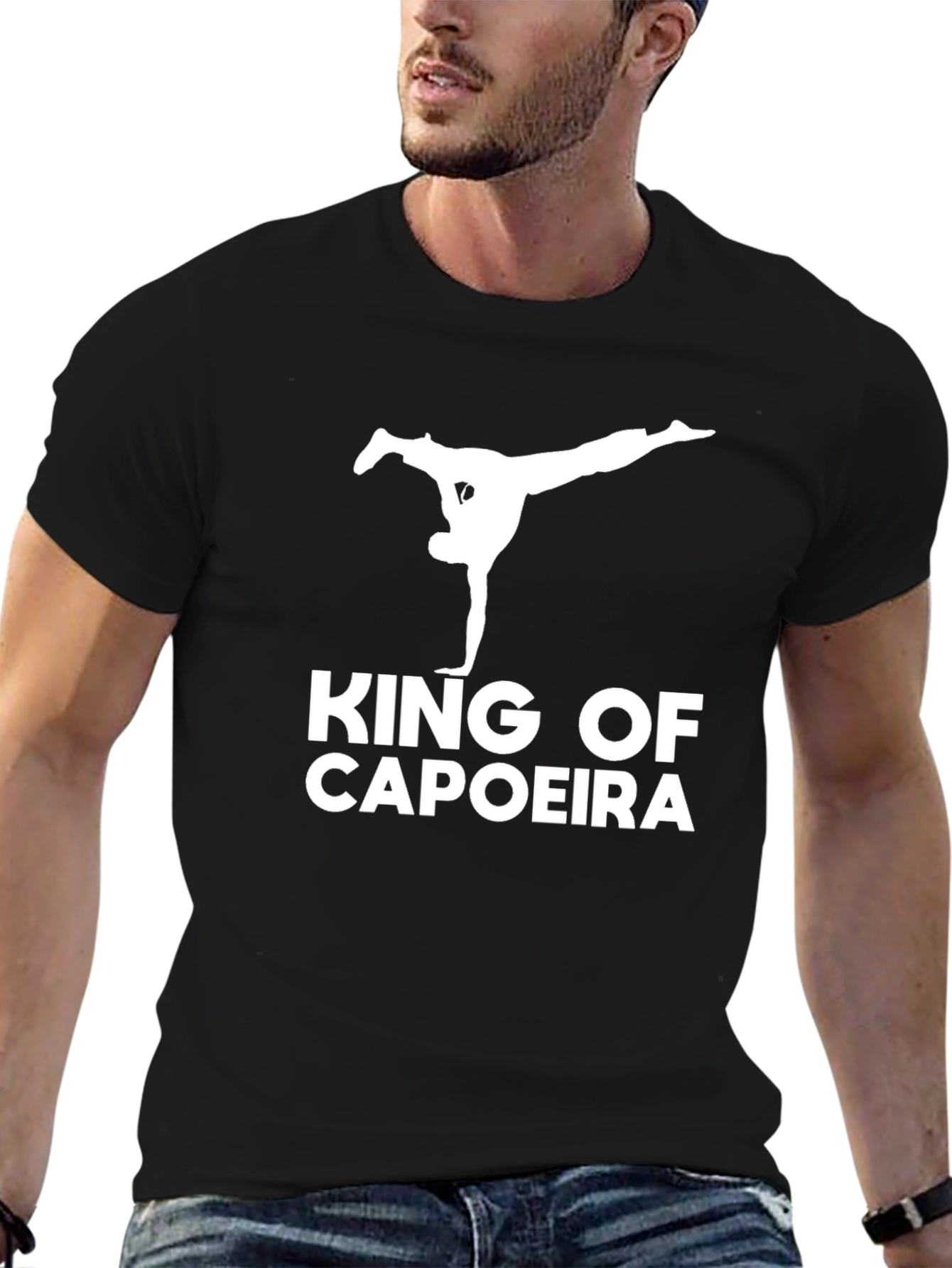 King of Capoeira Black T-Shirt
