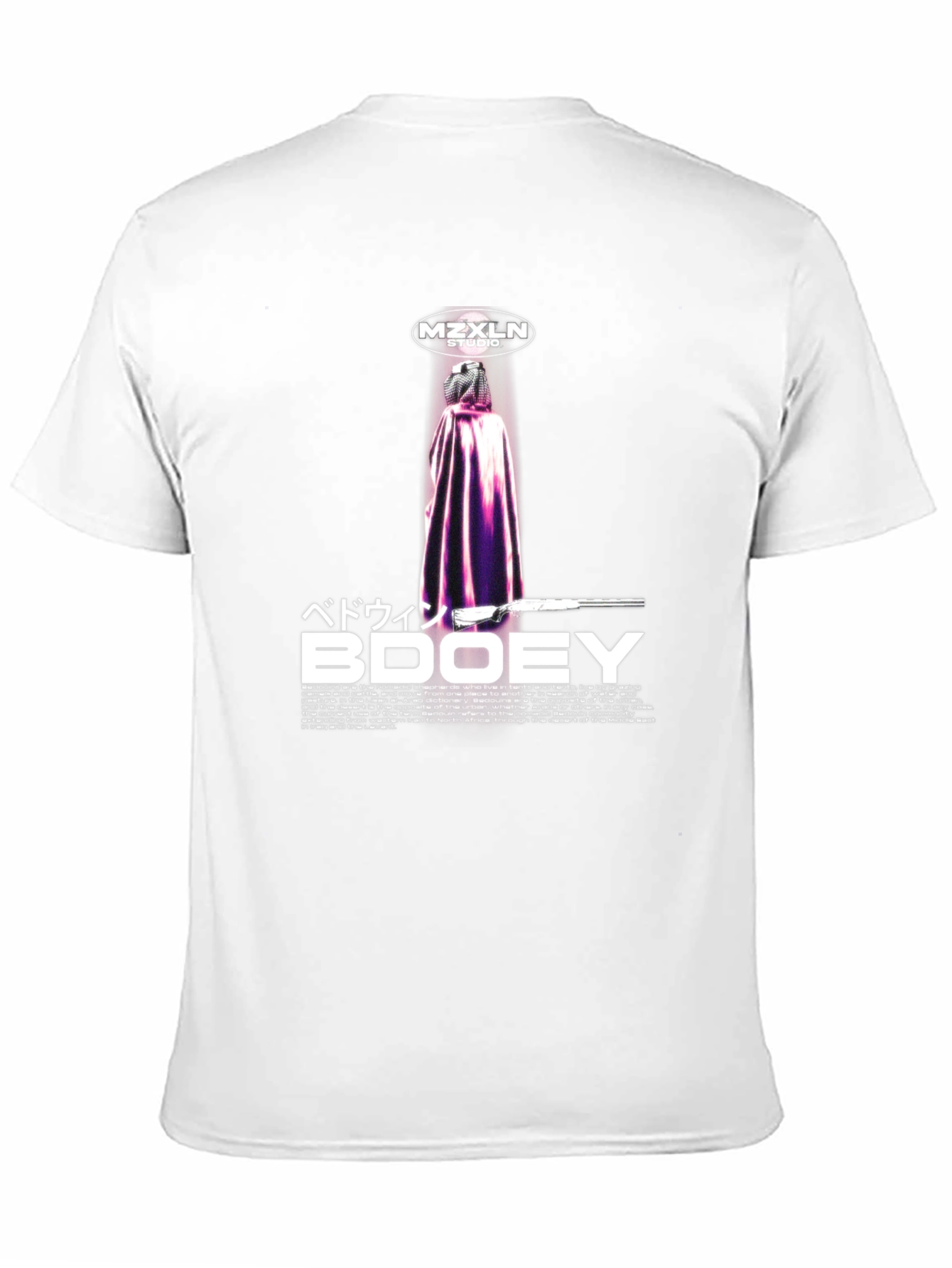 MZXLN Studio Bedouin BDOOEY Black Tee