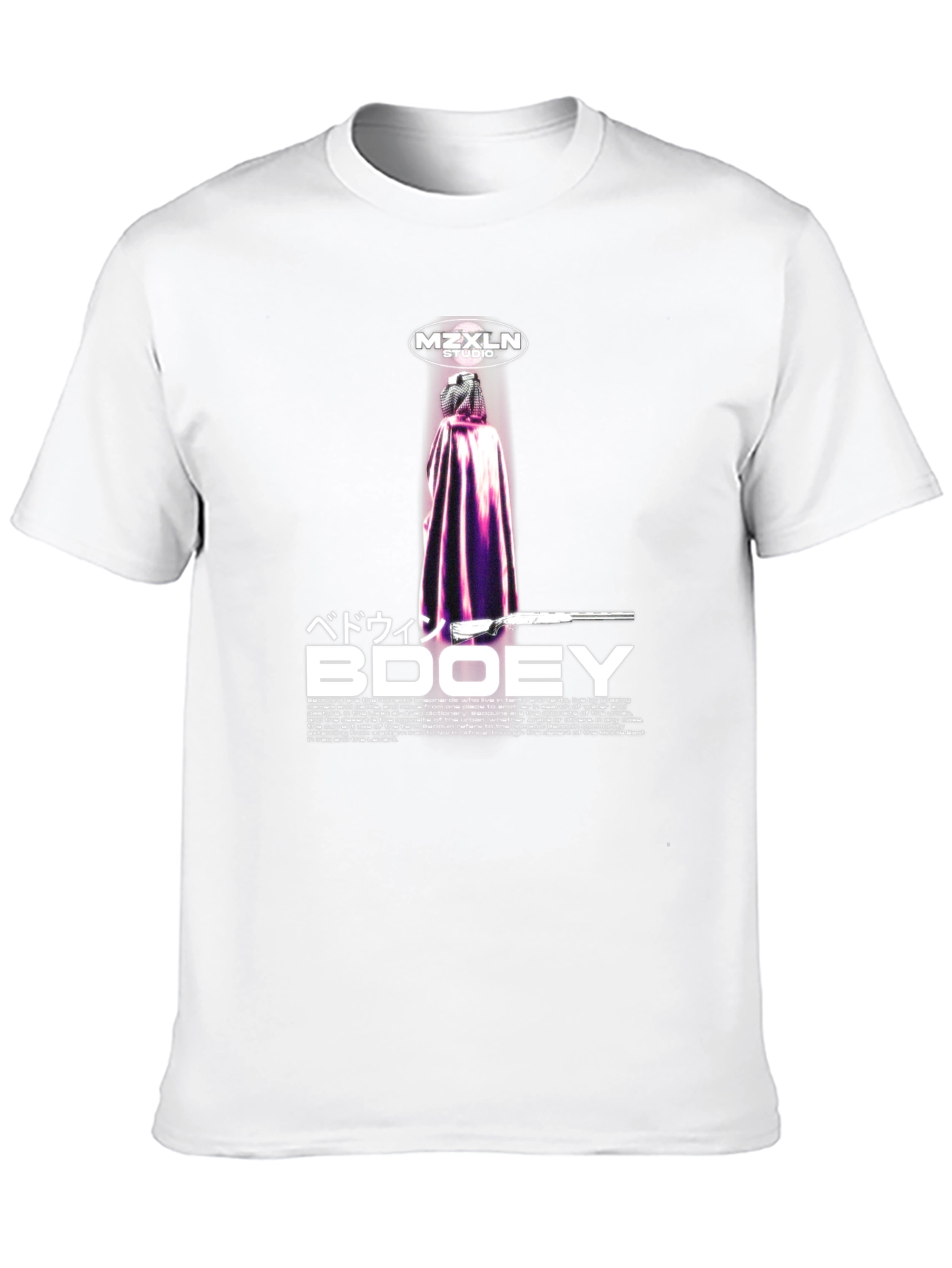 MZXLN Studio Bedouin BDOOEY Black Tee
