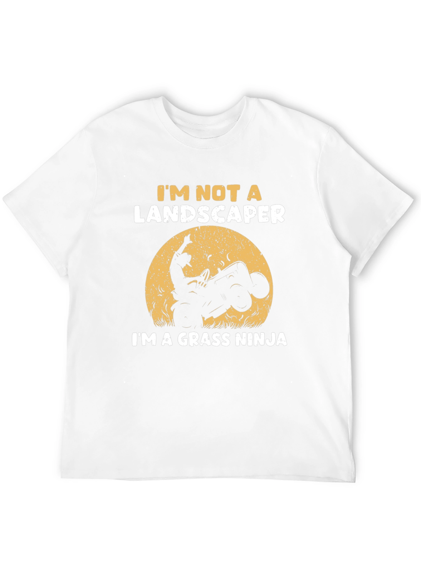 Grass Ninja T-Shirt - Funny Landscaping Tee