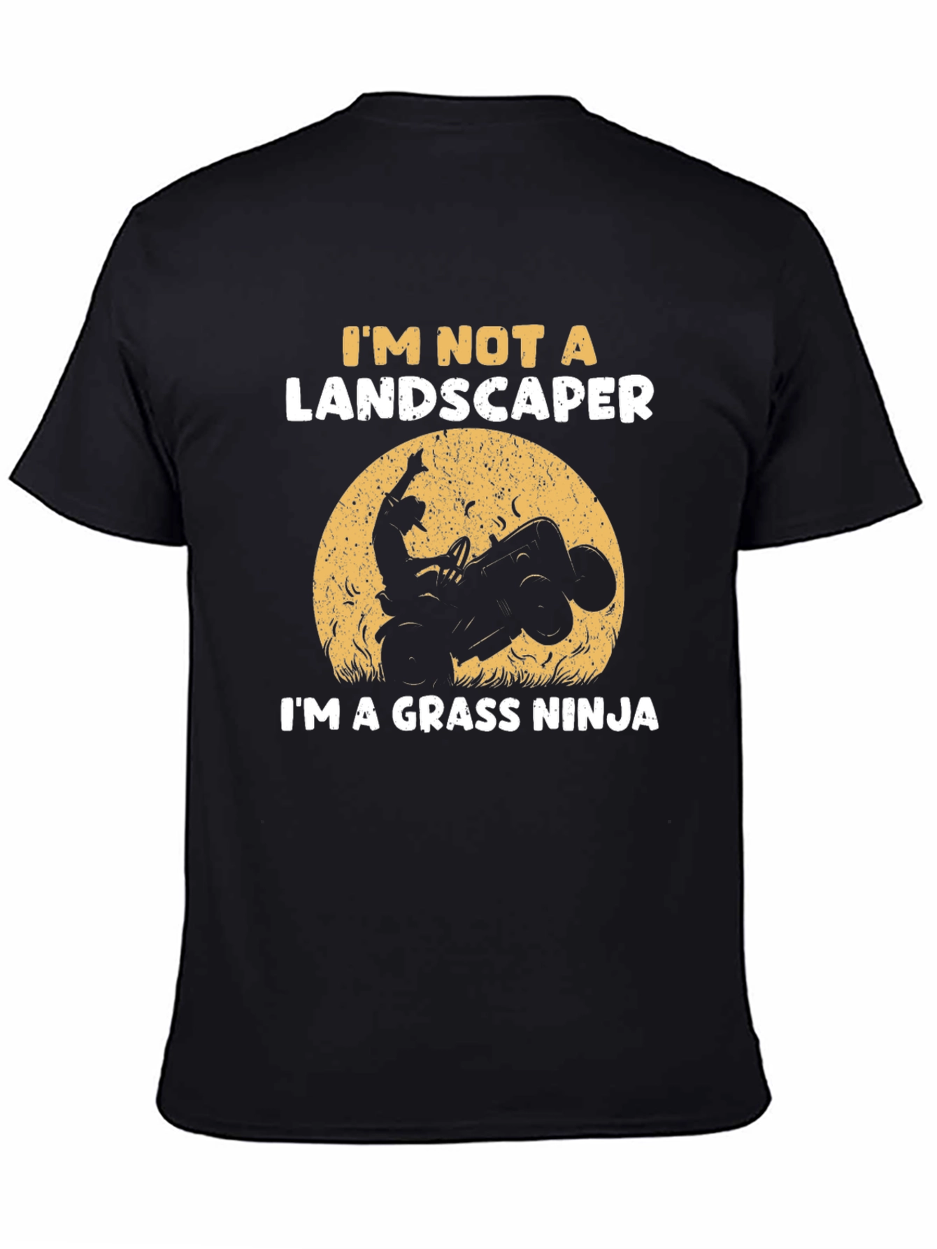Grass Ninja T-Shirt - Funny Landscaping Tee
