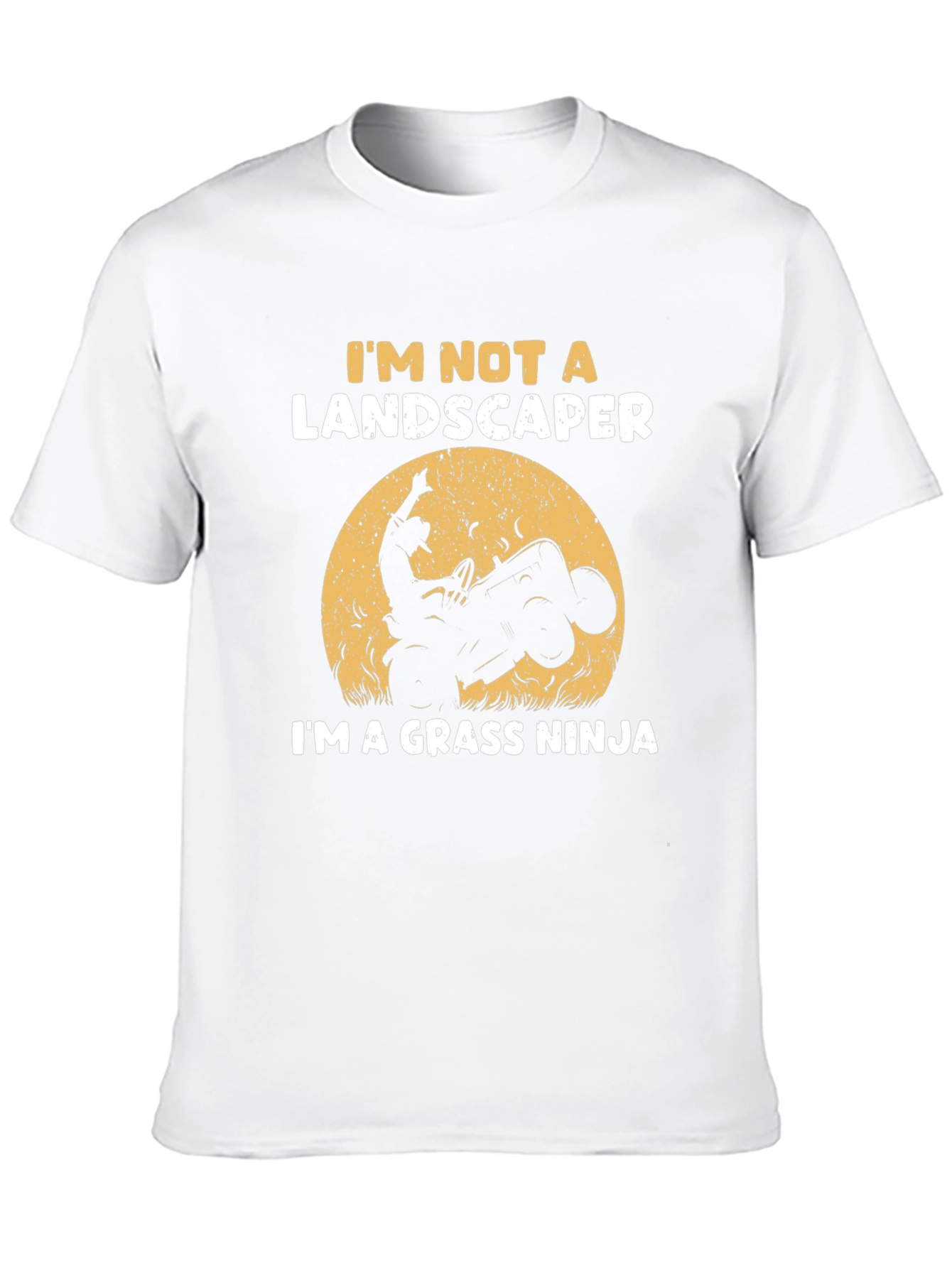 Grass Ninja T-Shirt - Funny Landscaping Tee