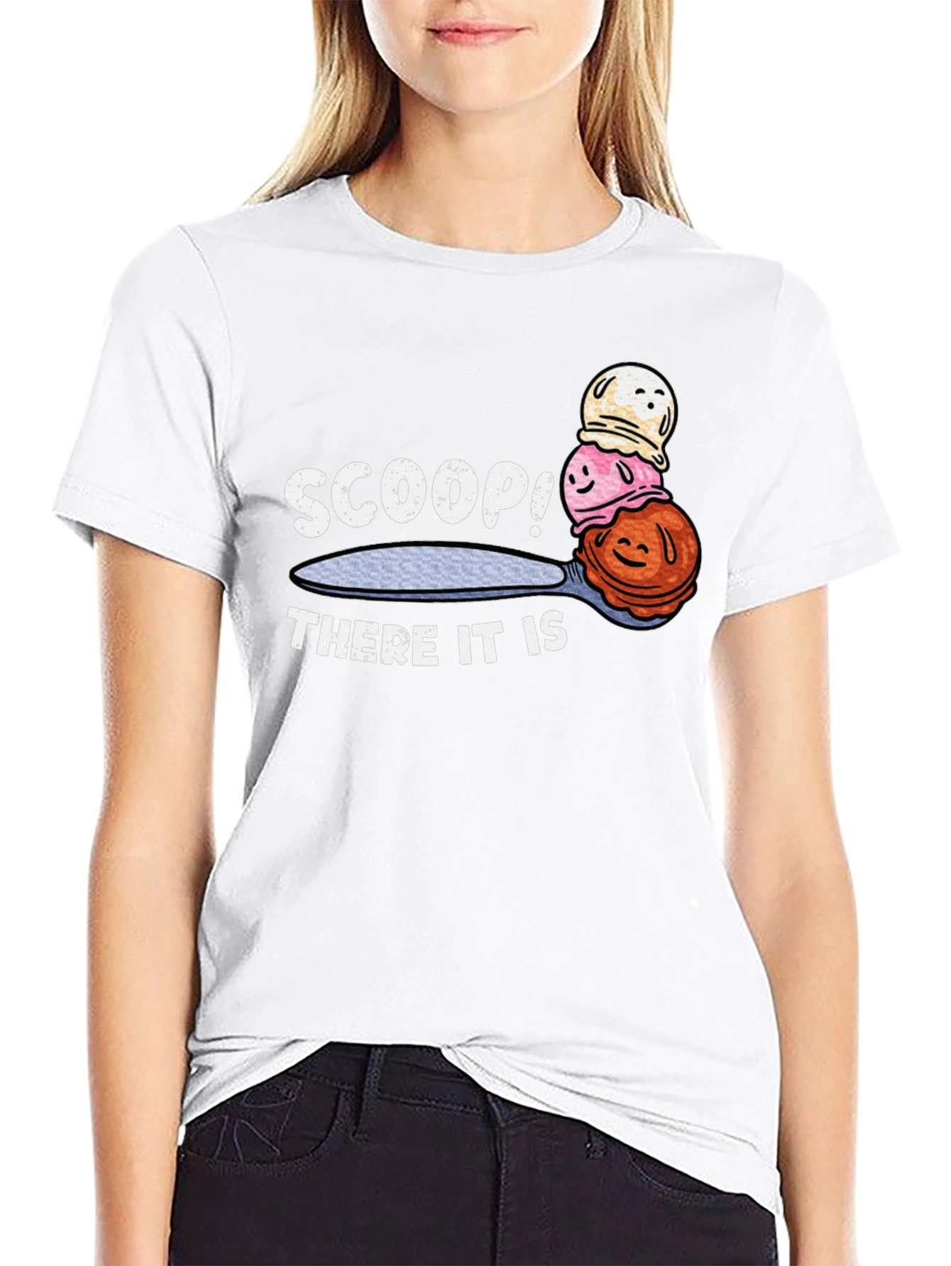 Scoop! There it is! Graphic T-Shirt
