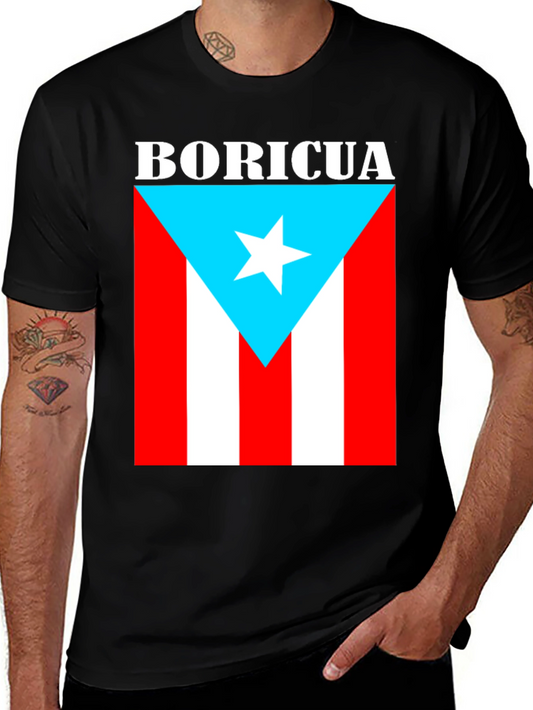 Boricua Flag T-Shirt Puerto Rico Pride