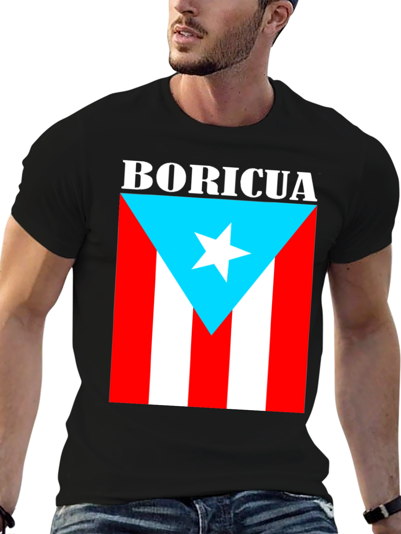 Boricua Flag T-Shirt Puerto Rico Pride