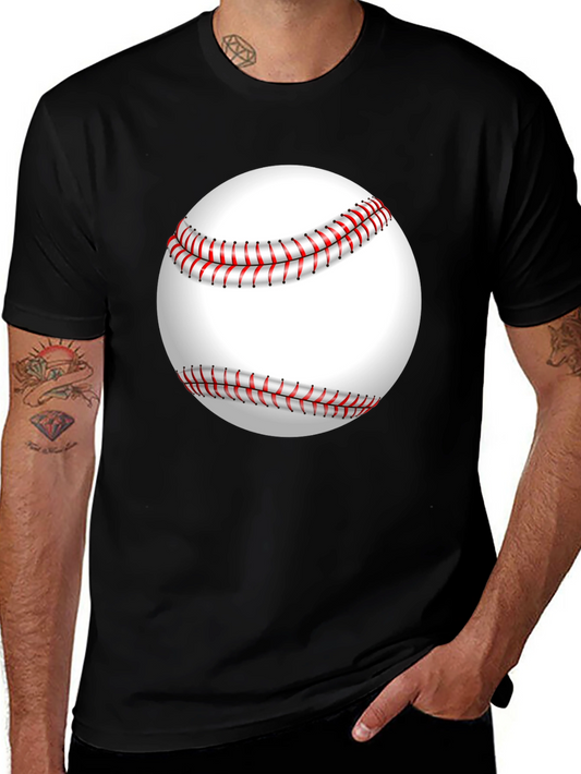 Baseball Graphic Black T-Shirt