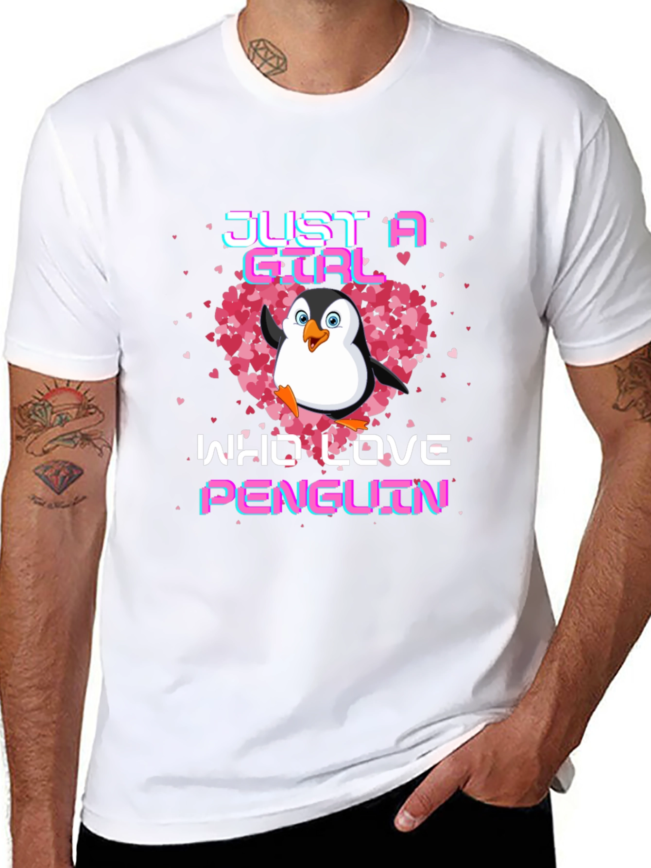 Just A Girl Who Loves Penguins T-Shirt