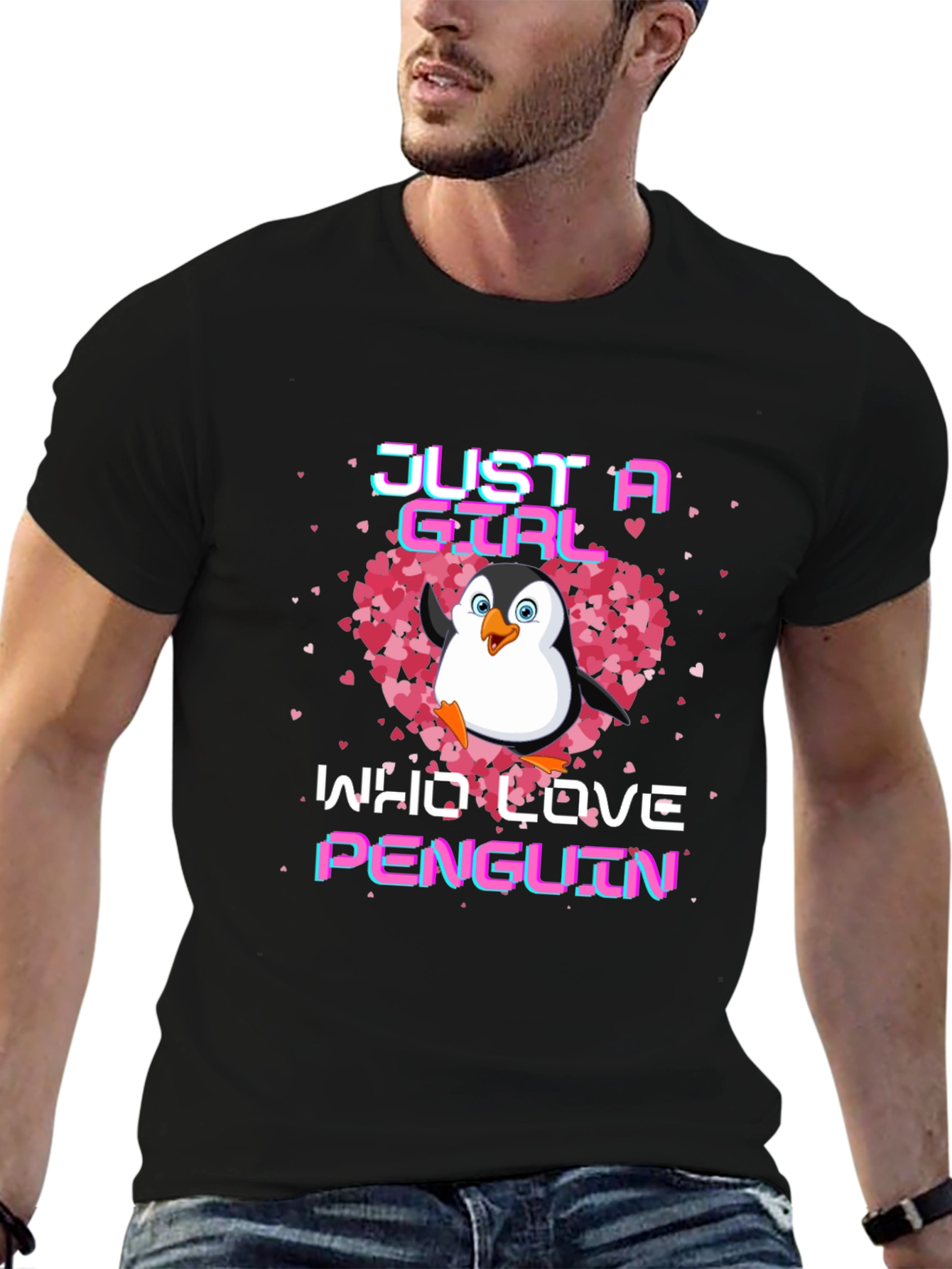 Just A Girl Who Loves Penguins T-Shirt