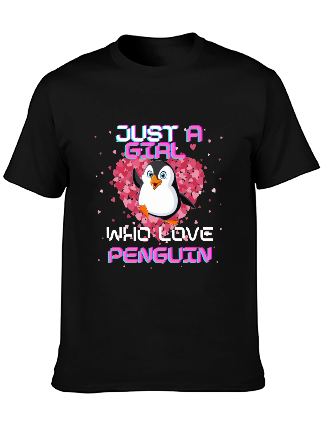 Just A Girl Who Loves Penguins T-Shirt