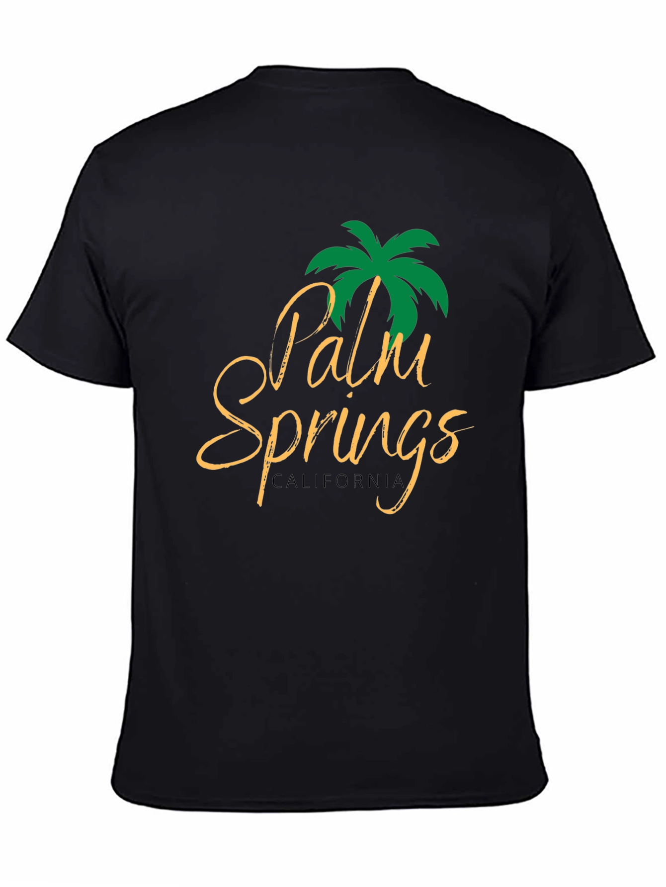 Palm Springs California Black T-Shirt