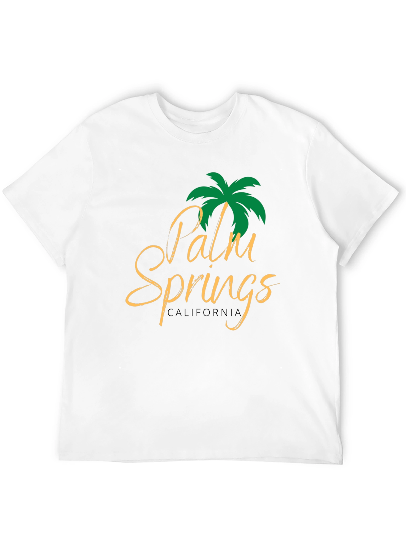 Palm Springs California Black T-Shirt