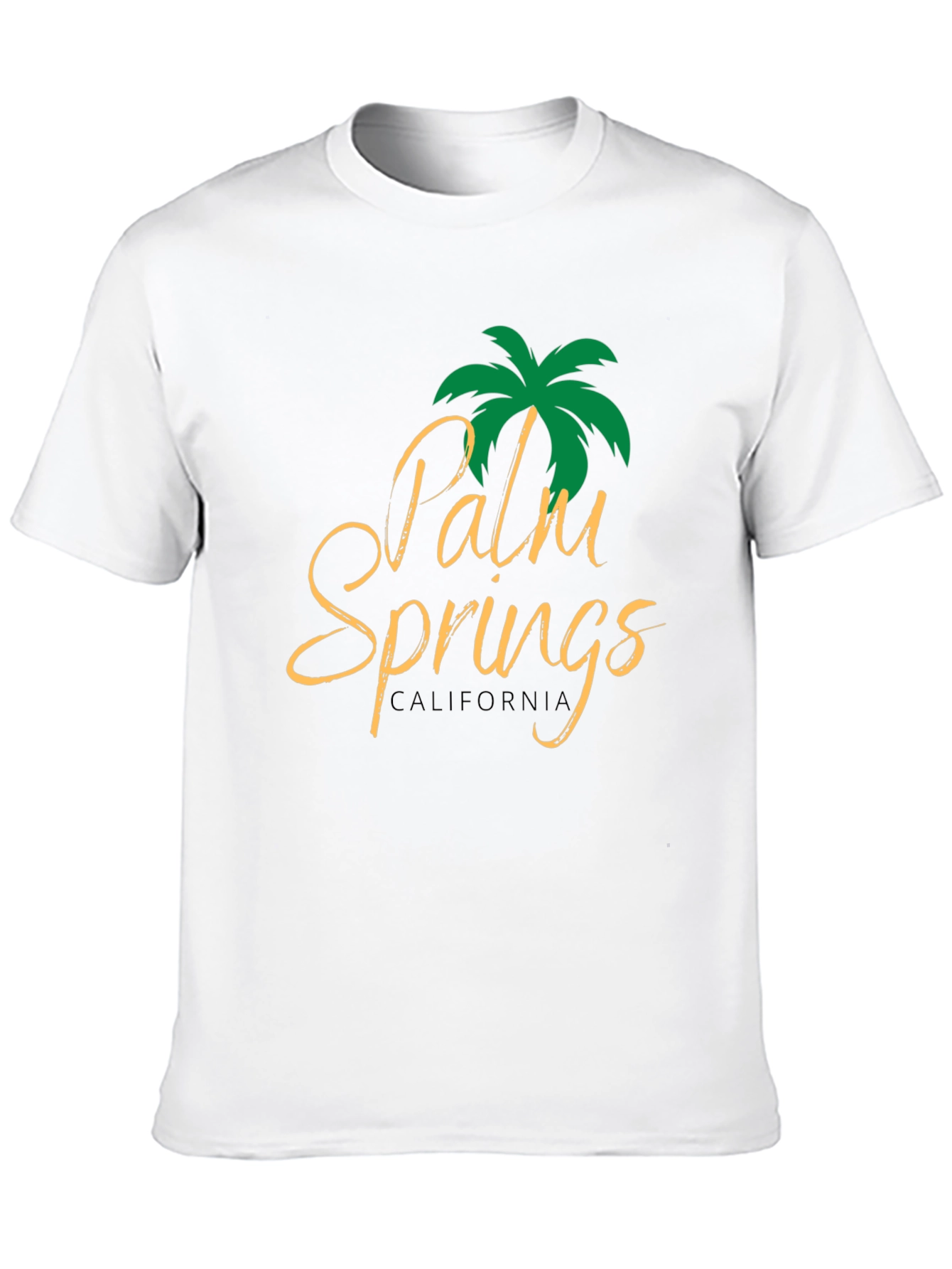 Palm Springs California Black T-Shirt