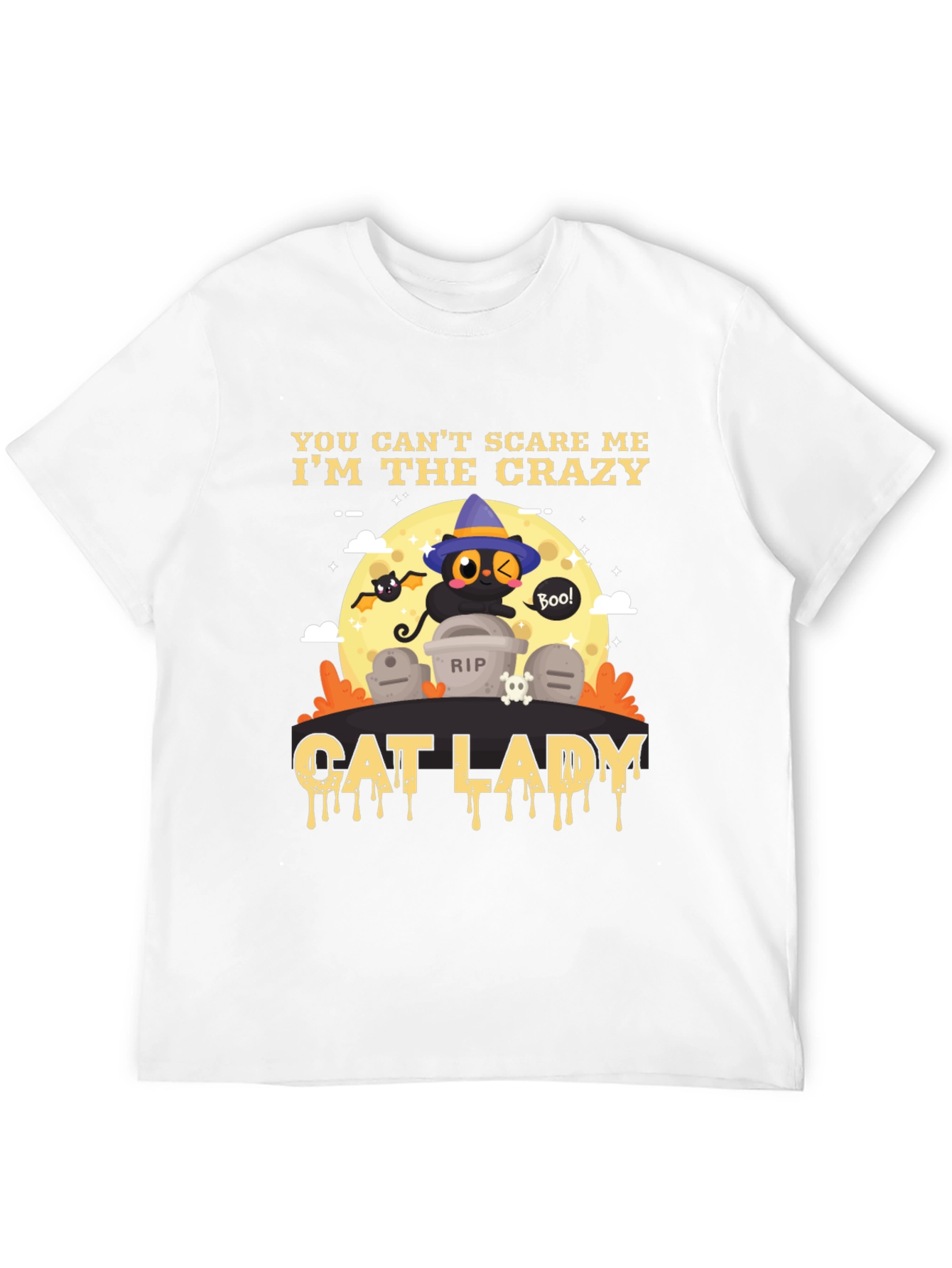 Crazy Cat Lady Halloween T-Shirt