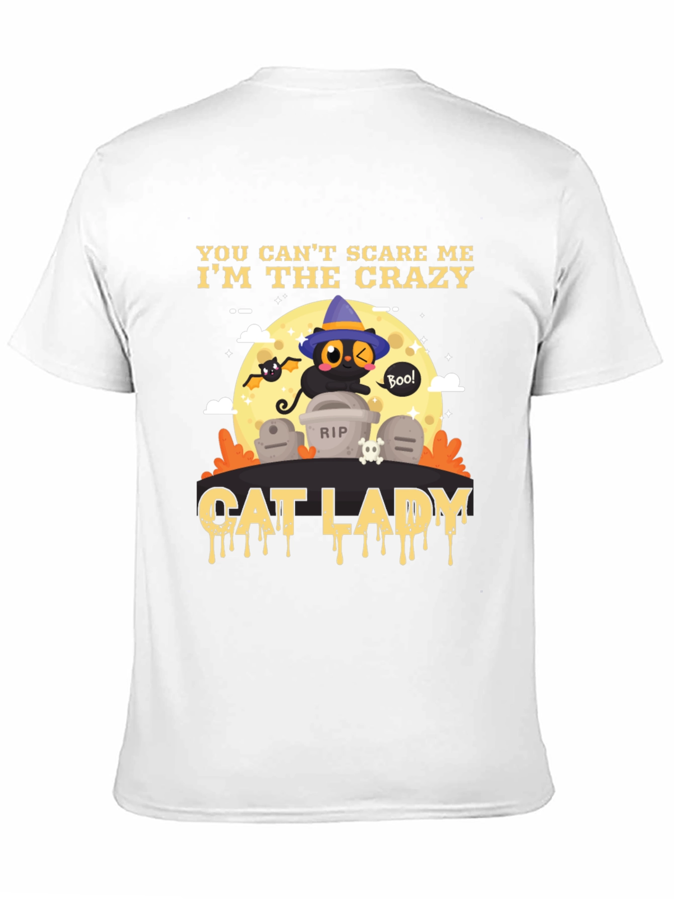 Crazy Cat Lady Halloween T-Shirt