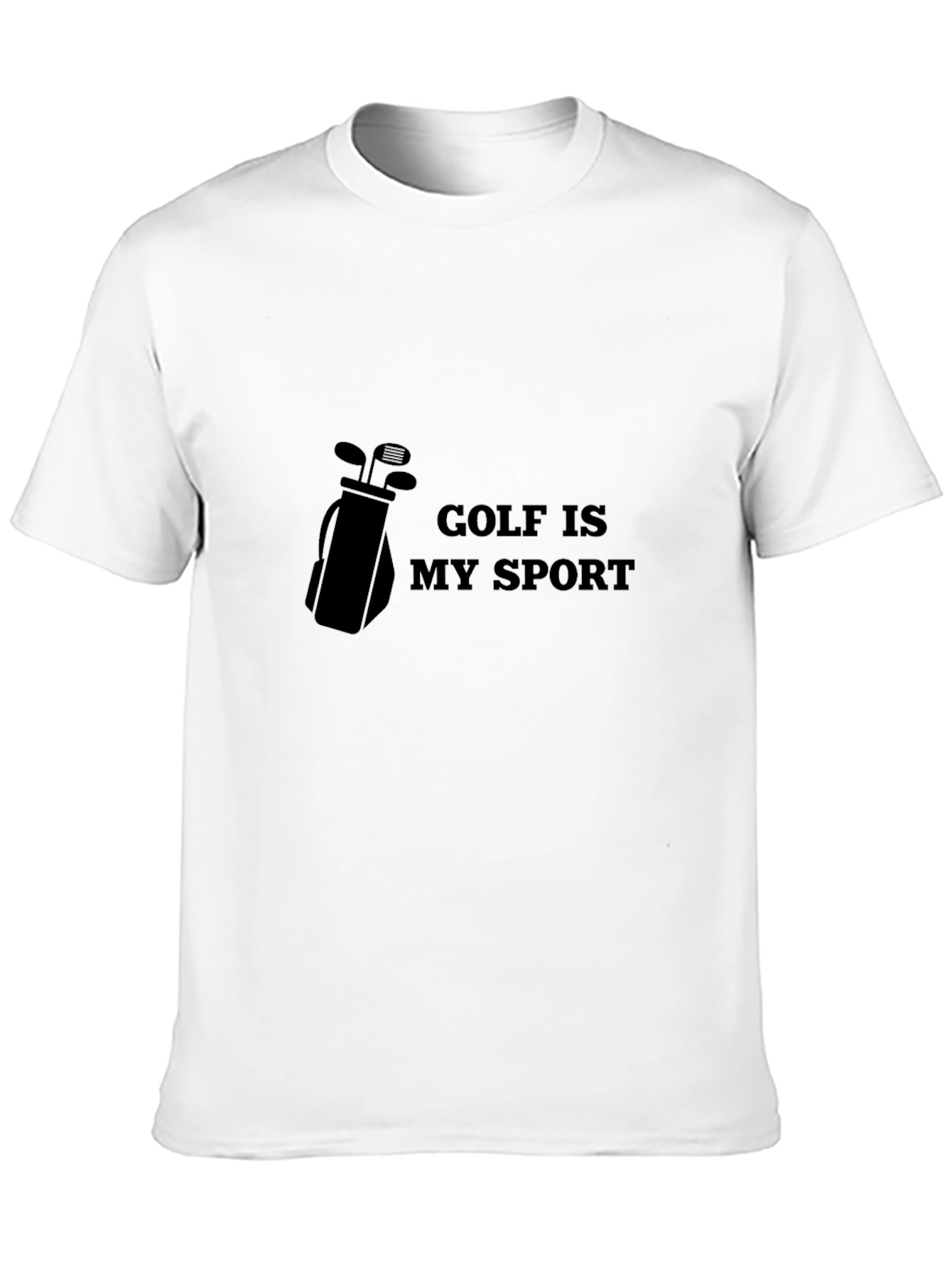 Golf is My Sport Black Graphic Tee