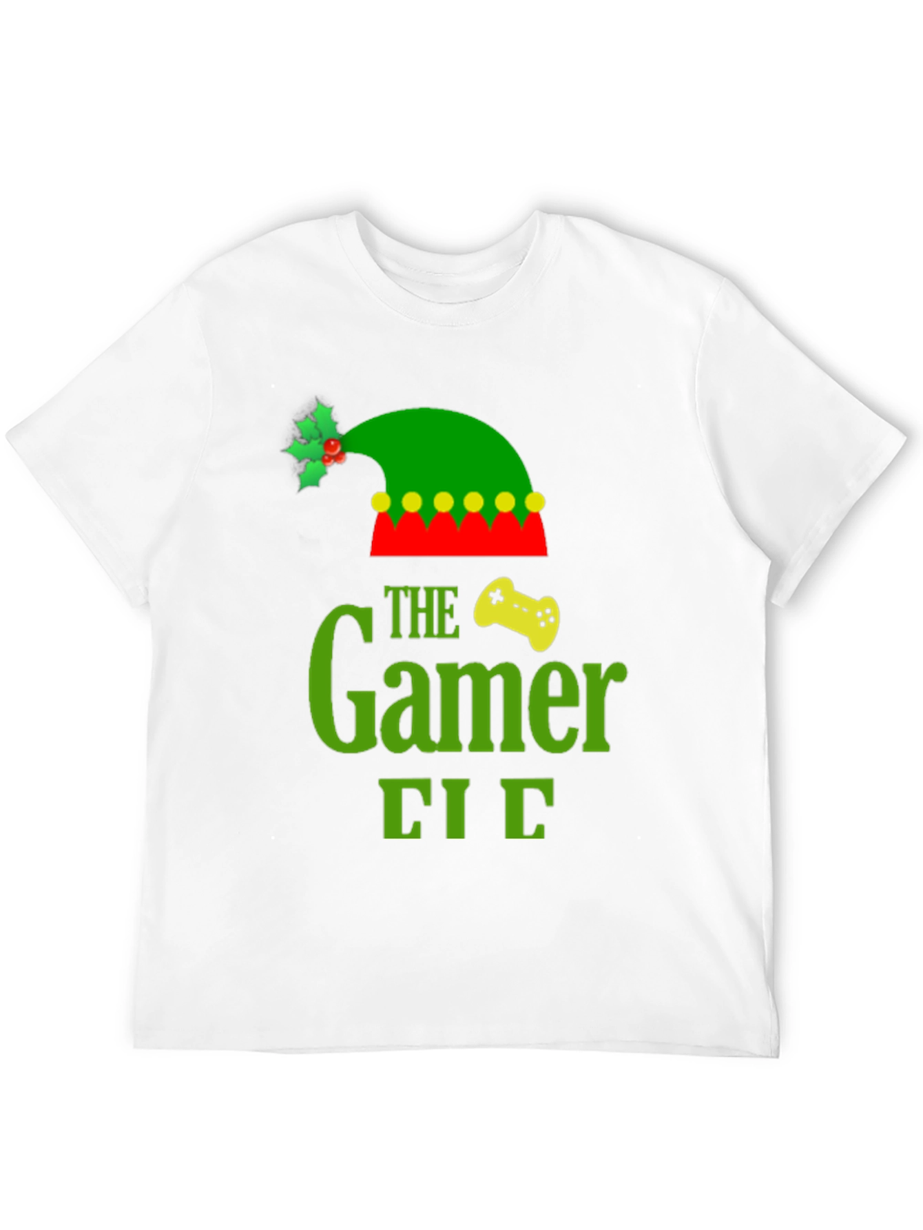 The Gamer Elf Christmas T-Shirt - Holiday Gaming Tee