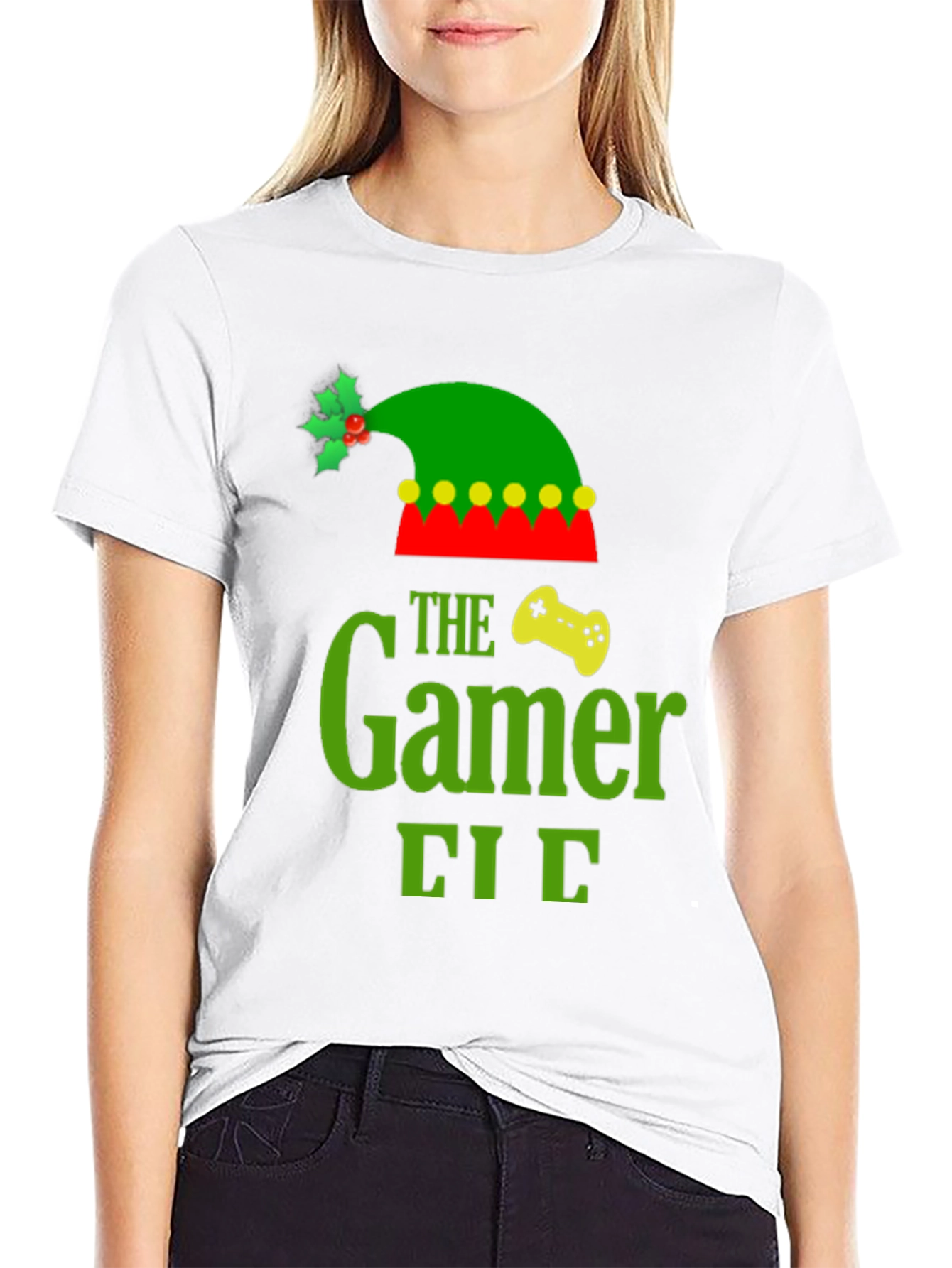 The Gamer Elf Christmas T-Shirt - Holiday Gaming Tee