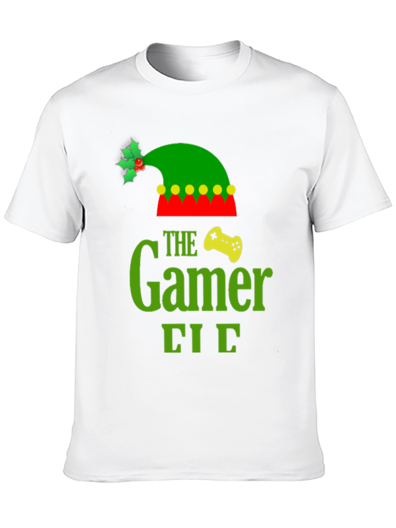 The Gamer Elf Christmas T-Shirt - Holiday Gaming Tee