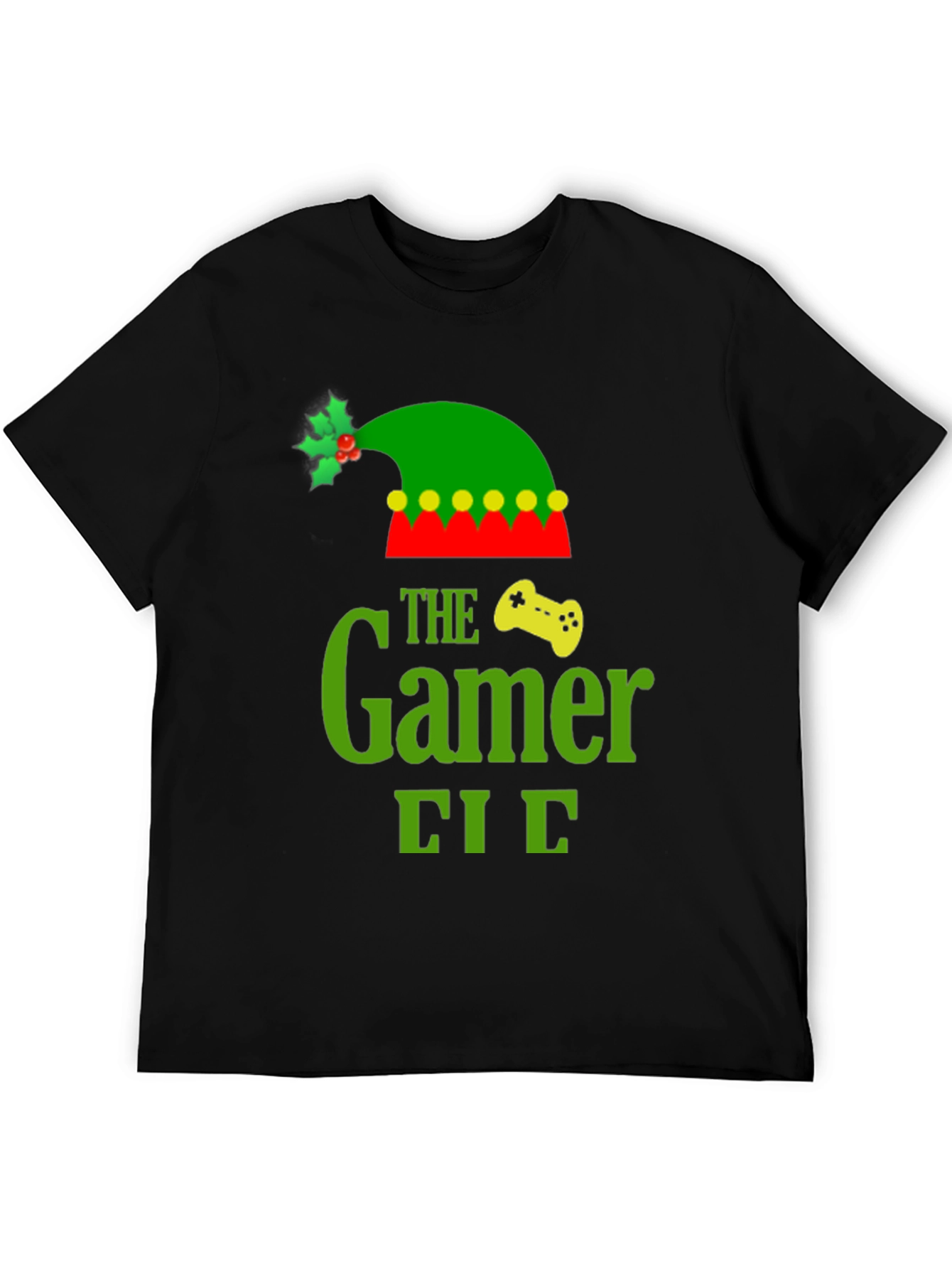 The Gamer Elf Christmas T-Shirt - Holiday Gaming Tee