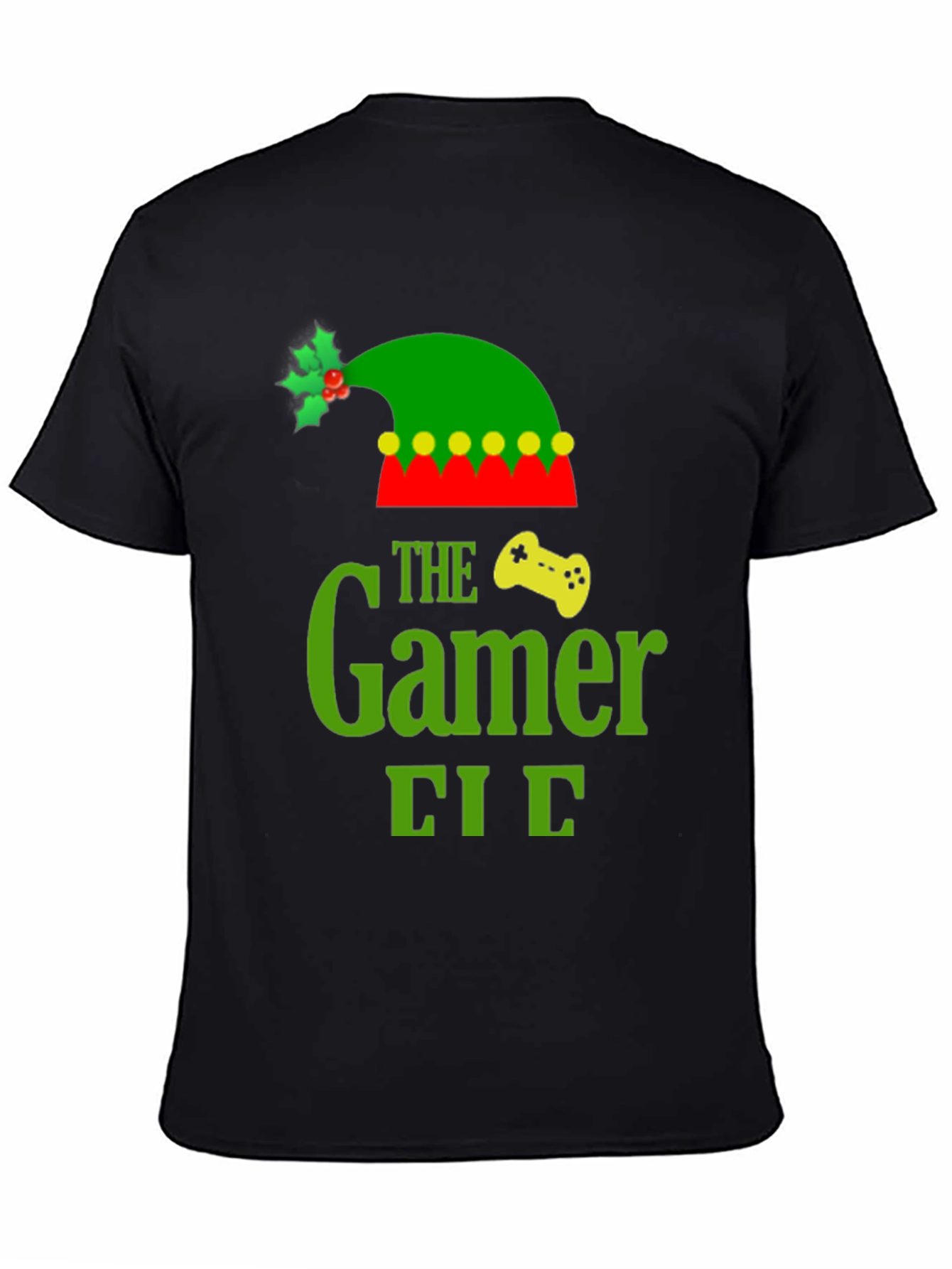 The Gamer Elf Christmas T-Shirt - Holiday Gaming Tee