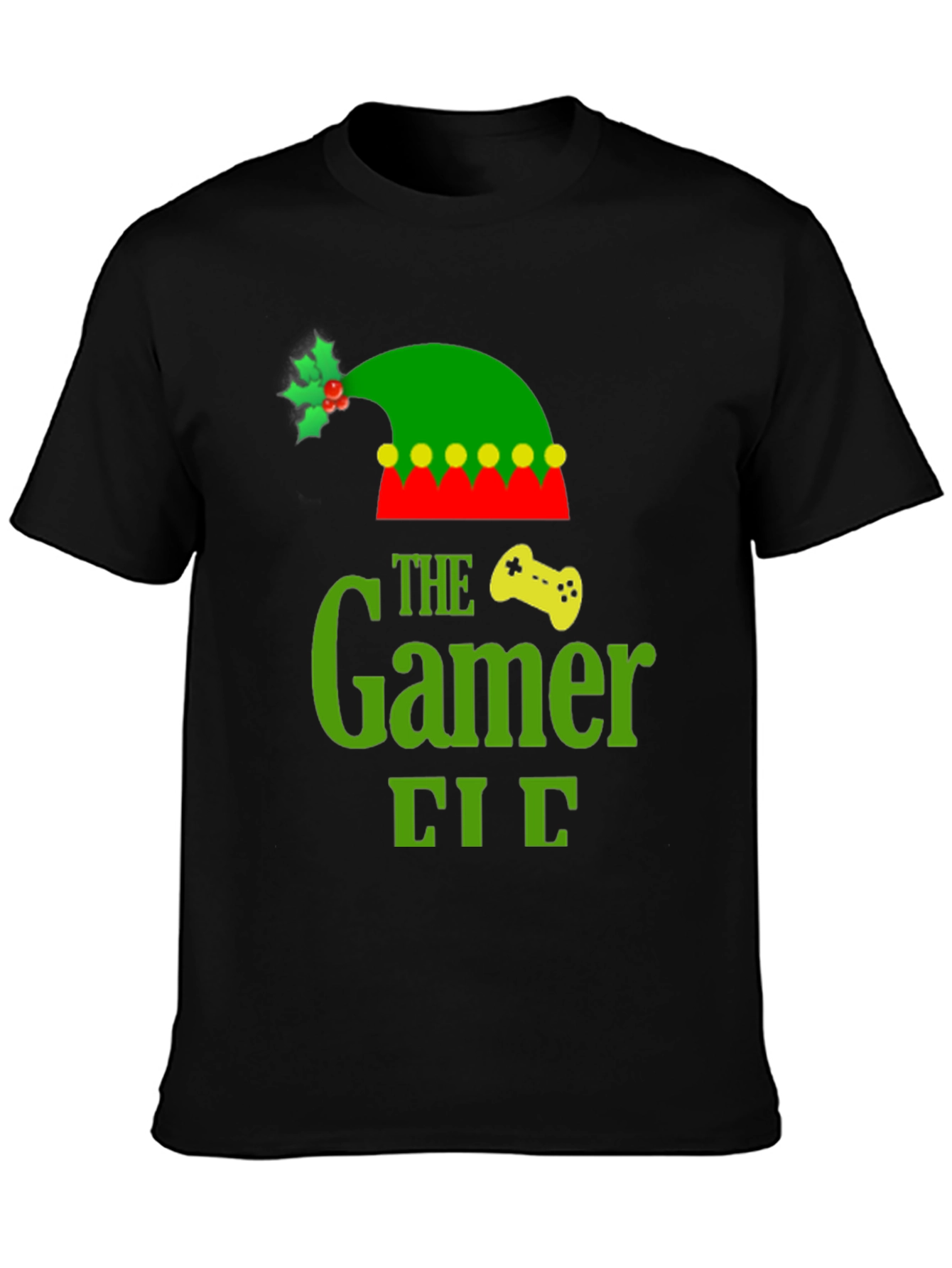 The Gamer Elf Christmas T-Shirt - Holiday Gaming Tee