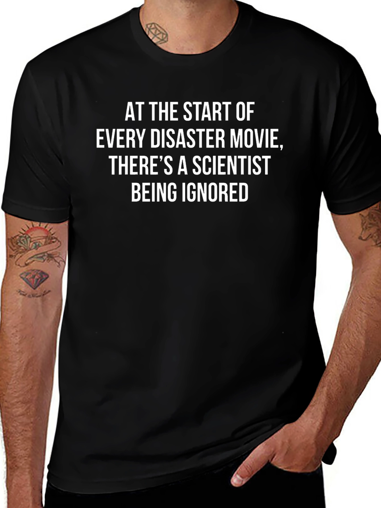Disaster Movie Scientist Humor T-Shirt