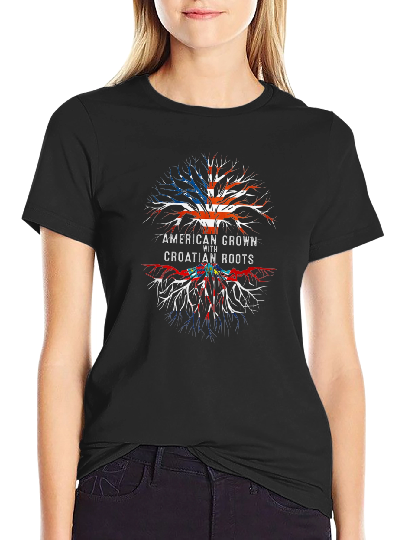 American Grown with Croatian Roots T-Shirt