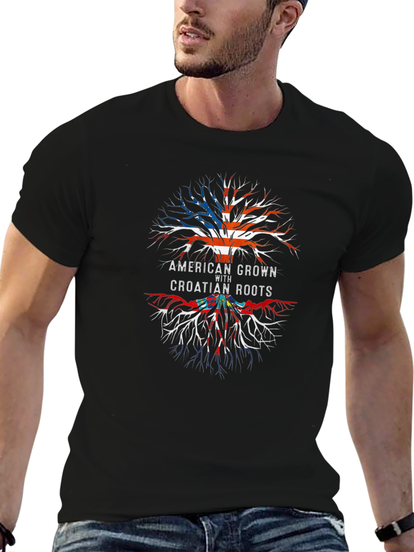 American Grown with Croatian Roots T-Shirt
