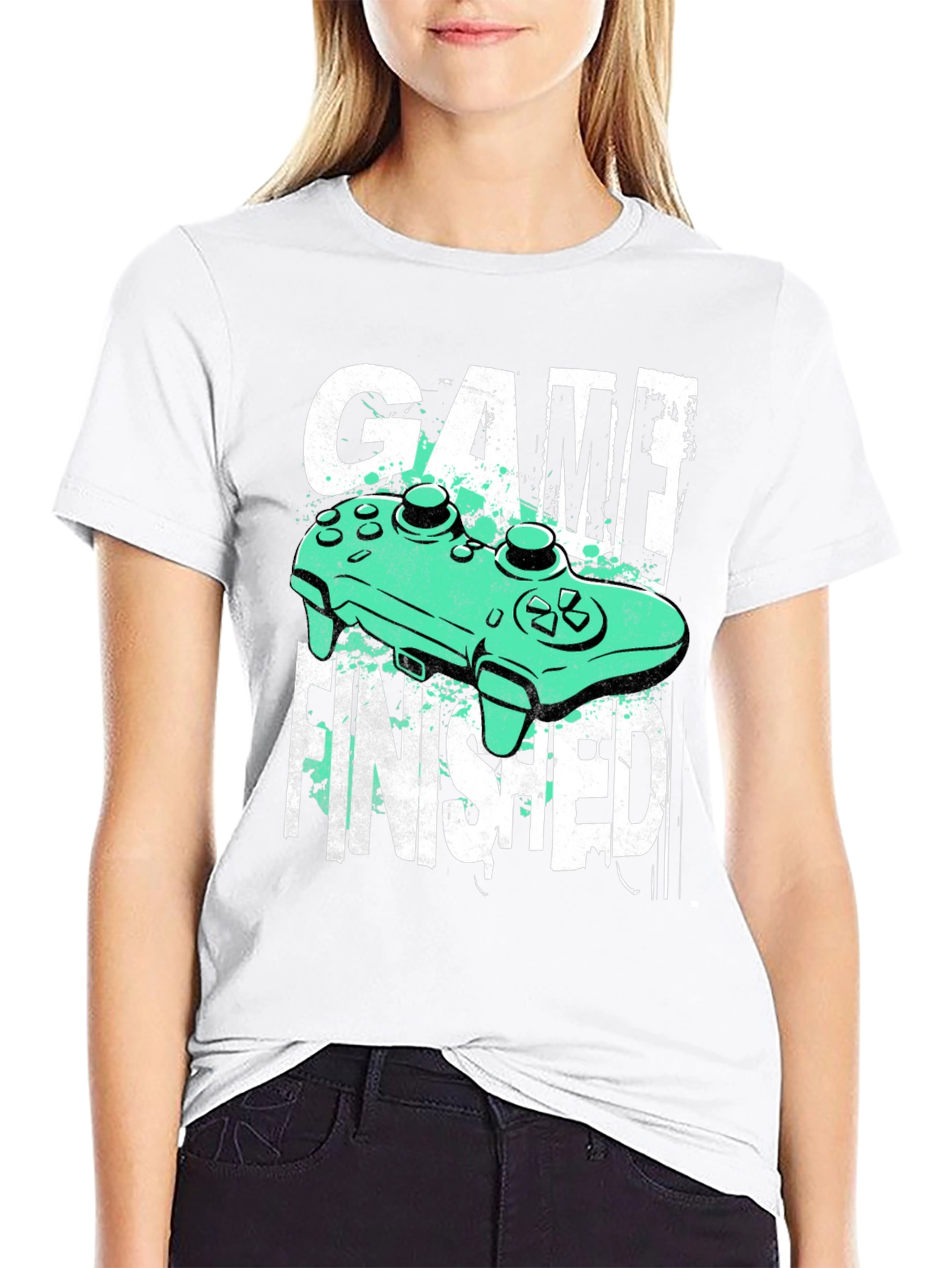 Game Finished T-Shirt Gamer Tee Black