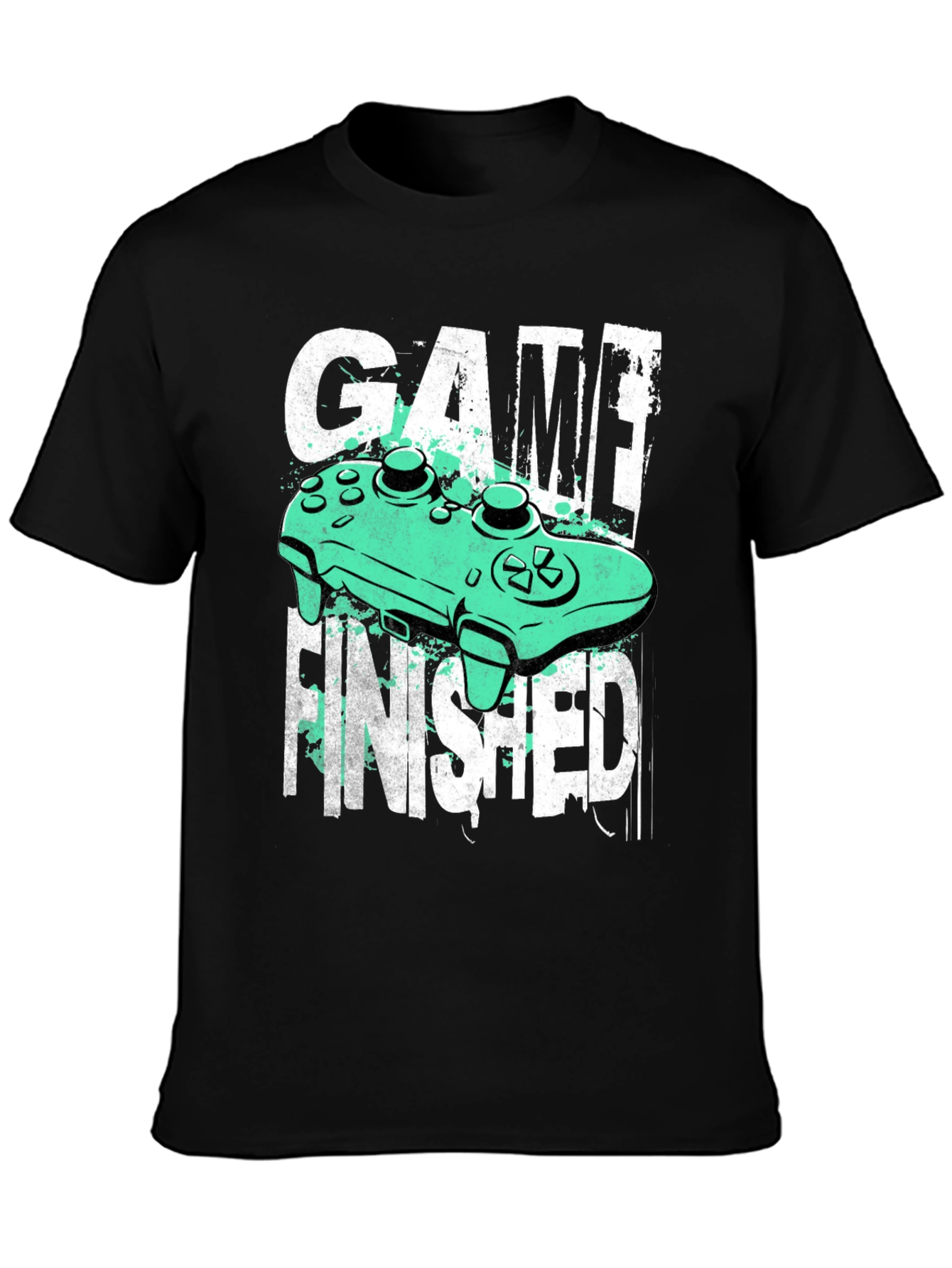 Game Finished T-Shirt Gamer Tee Black