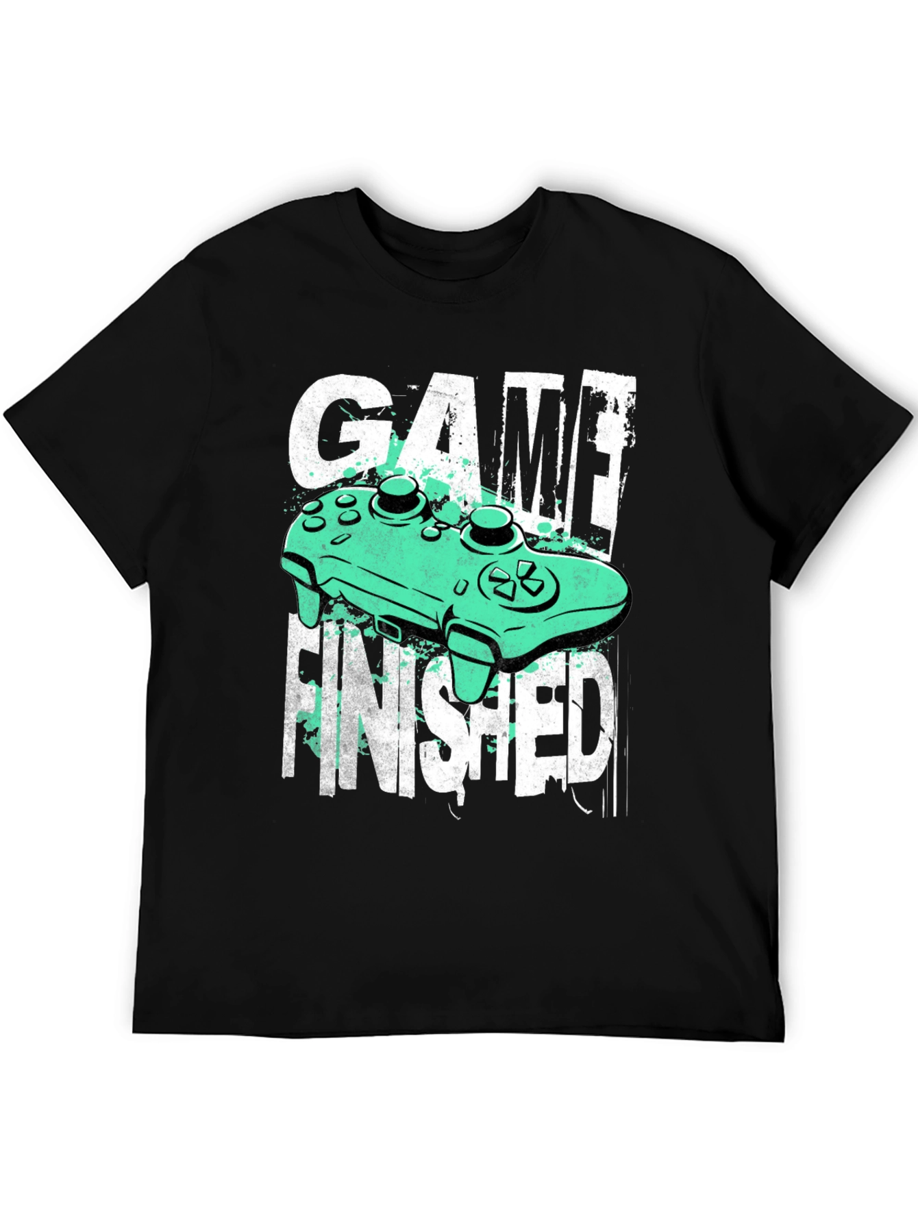 Game Finished T-Shirt Gamer Tee Black