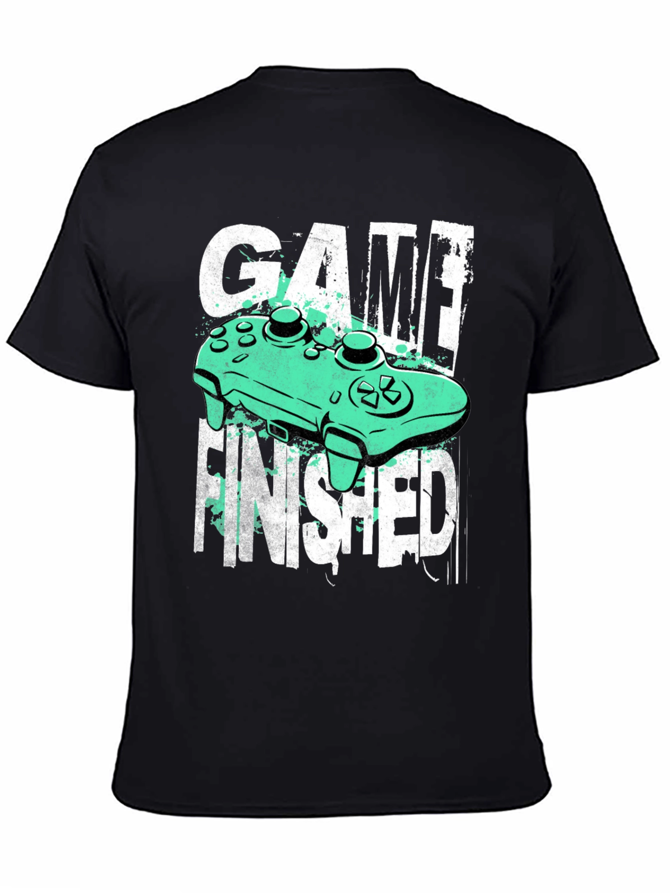 Game Finished T-Shirt Gamer Tee Black