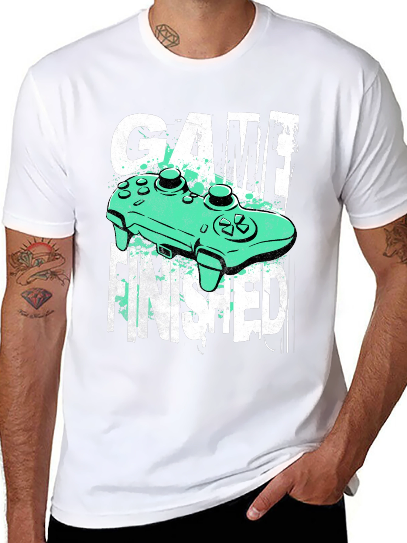 Game Finished T-Shirt Gamer Tee Black