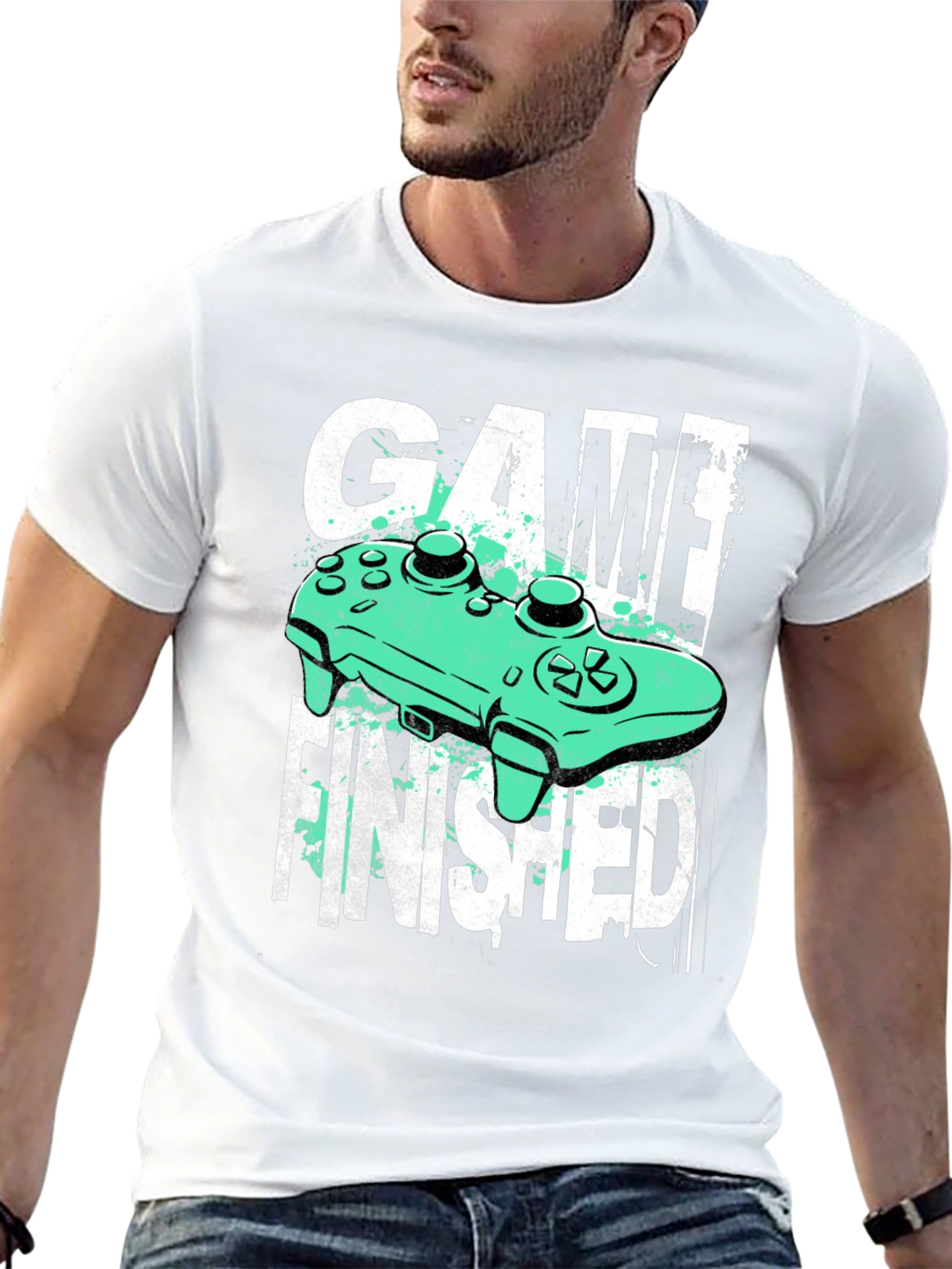 Game Finished T-Shirt Gamer Tee Black