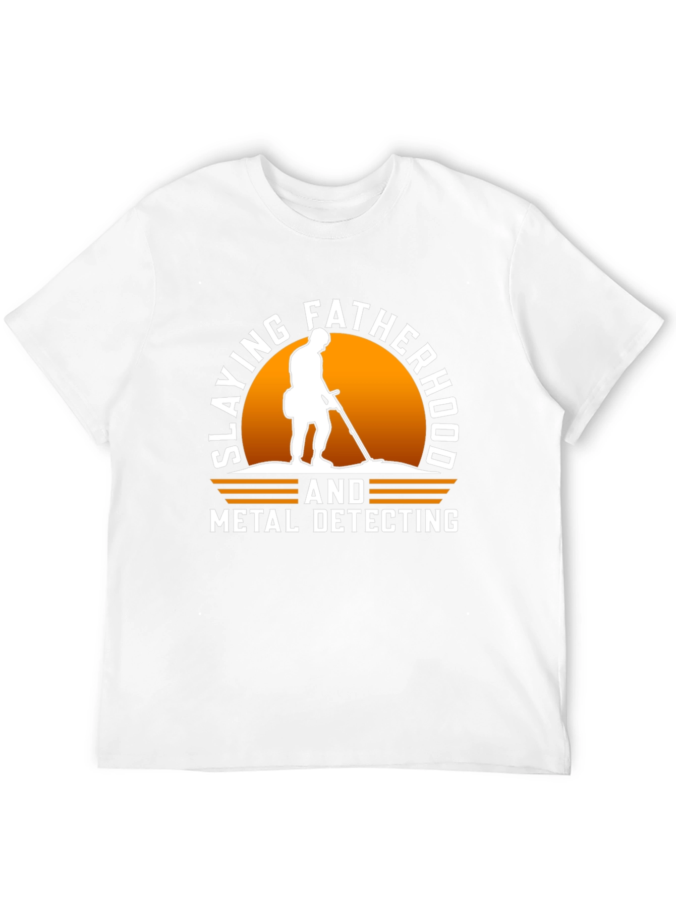 Slaying Fatherhood & Metal Detecting Black T-Shirt