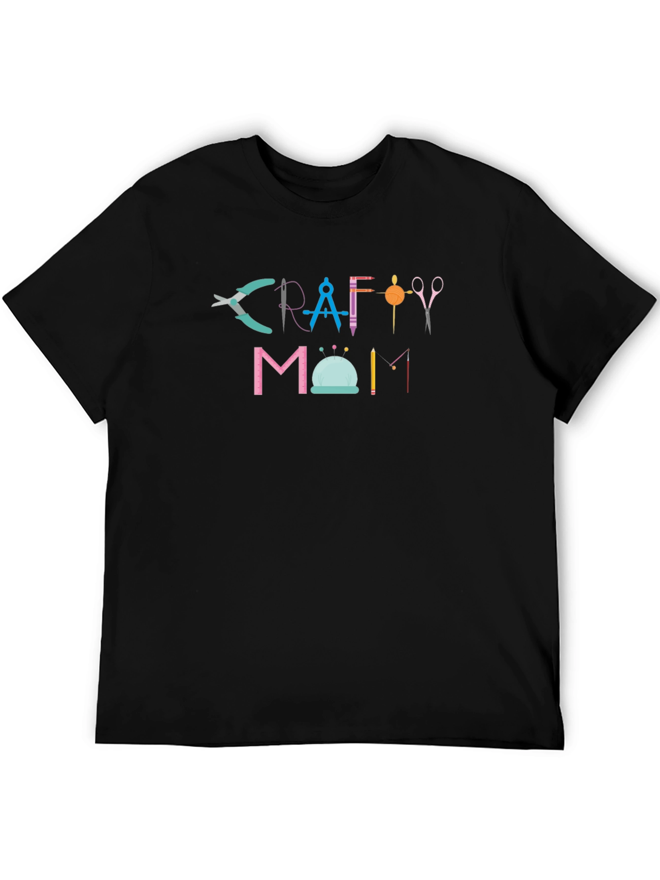 Crafty Mom T-Shirt - Hobbyist Design