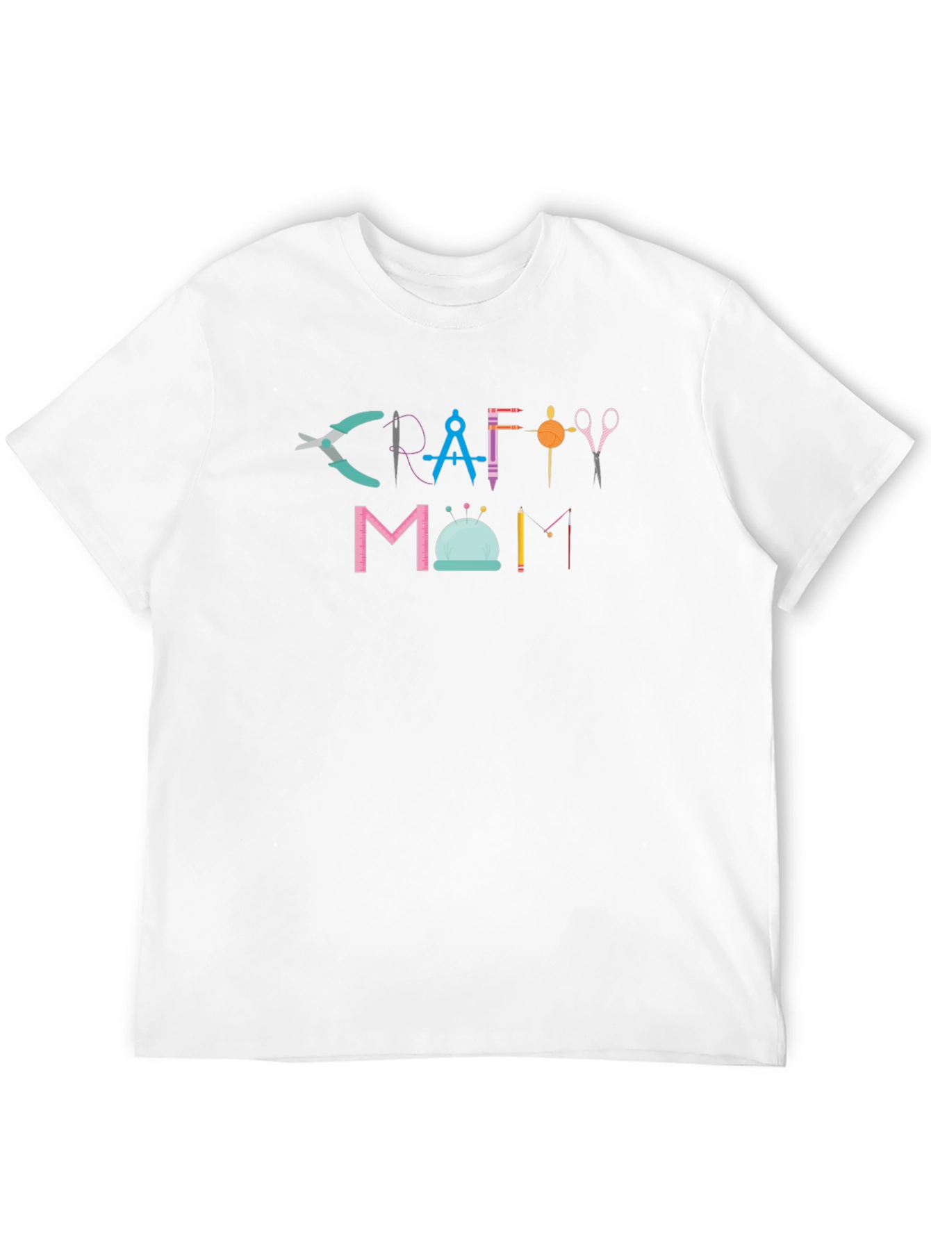 Crafty Mom T-Shirt - Hobbyist Design