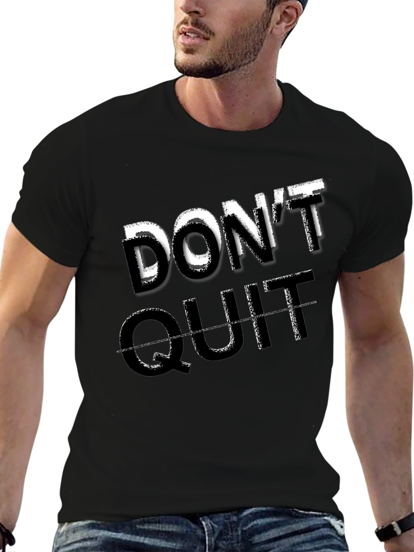 Dont Quit Motivational Graphic Tee