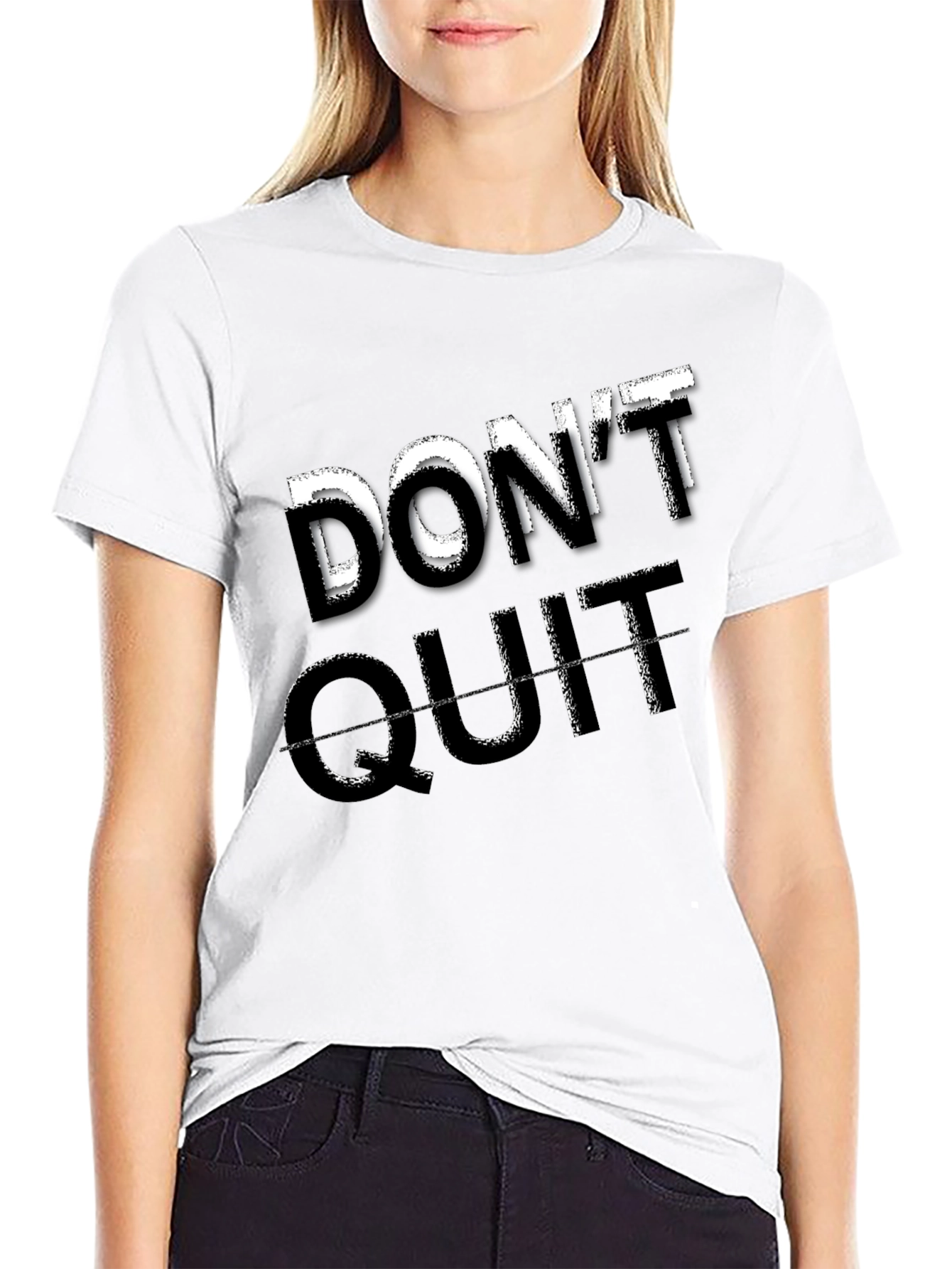 Dont Quit Motivational Graphic Tee