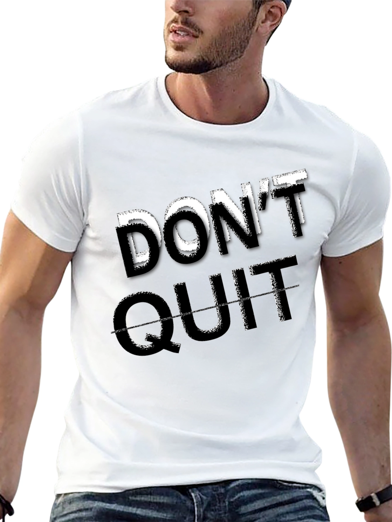 Dont Quit Motivational Graphic Tee