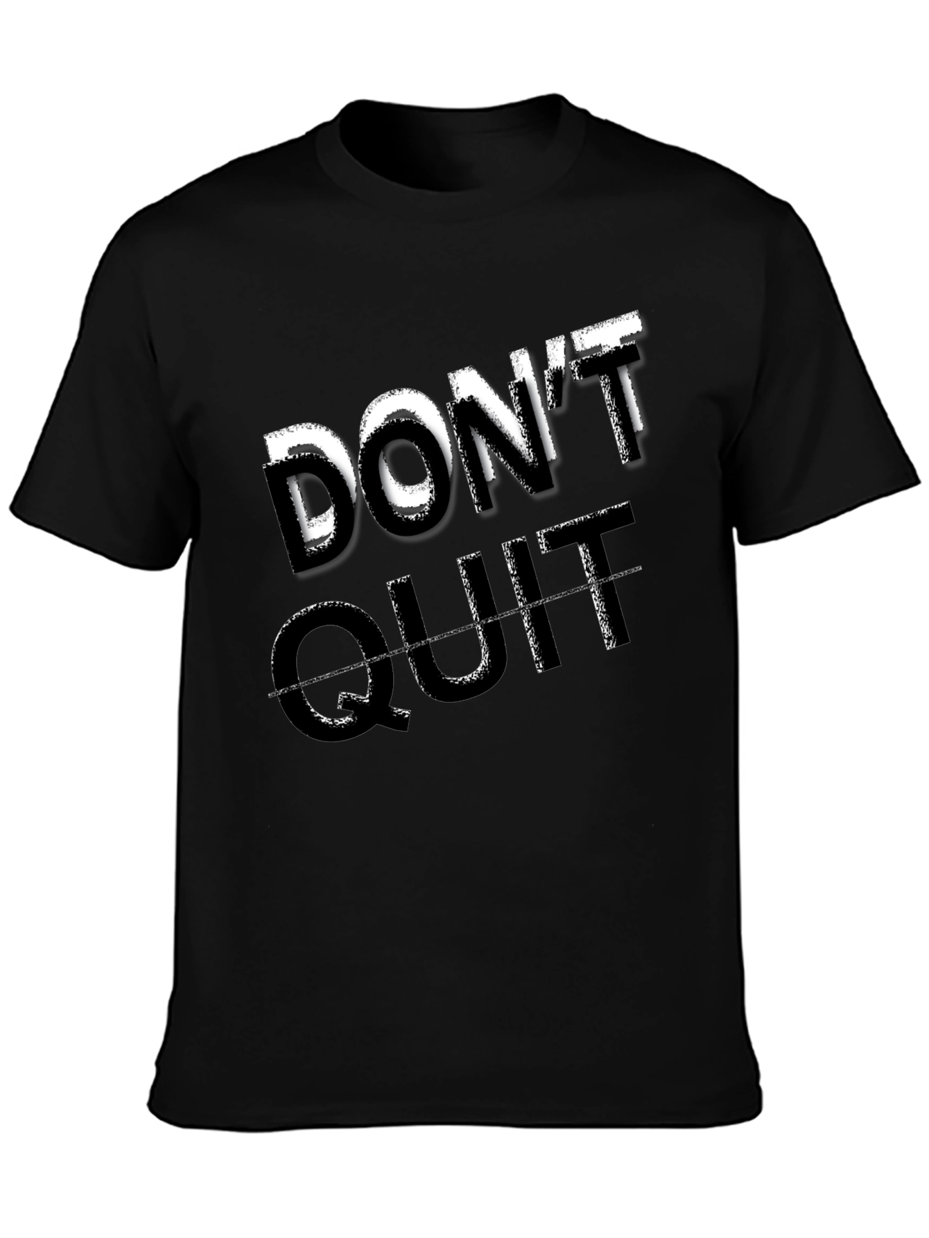 Dont Quit Motivational Graphic Tee