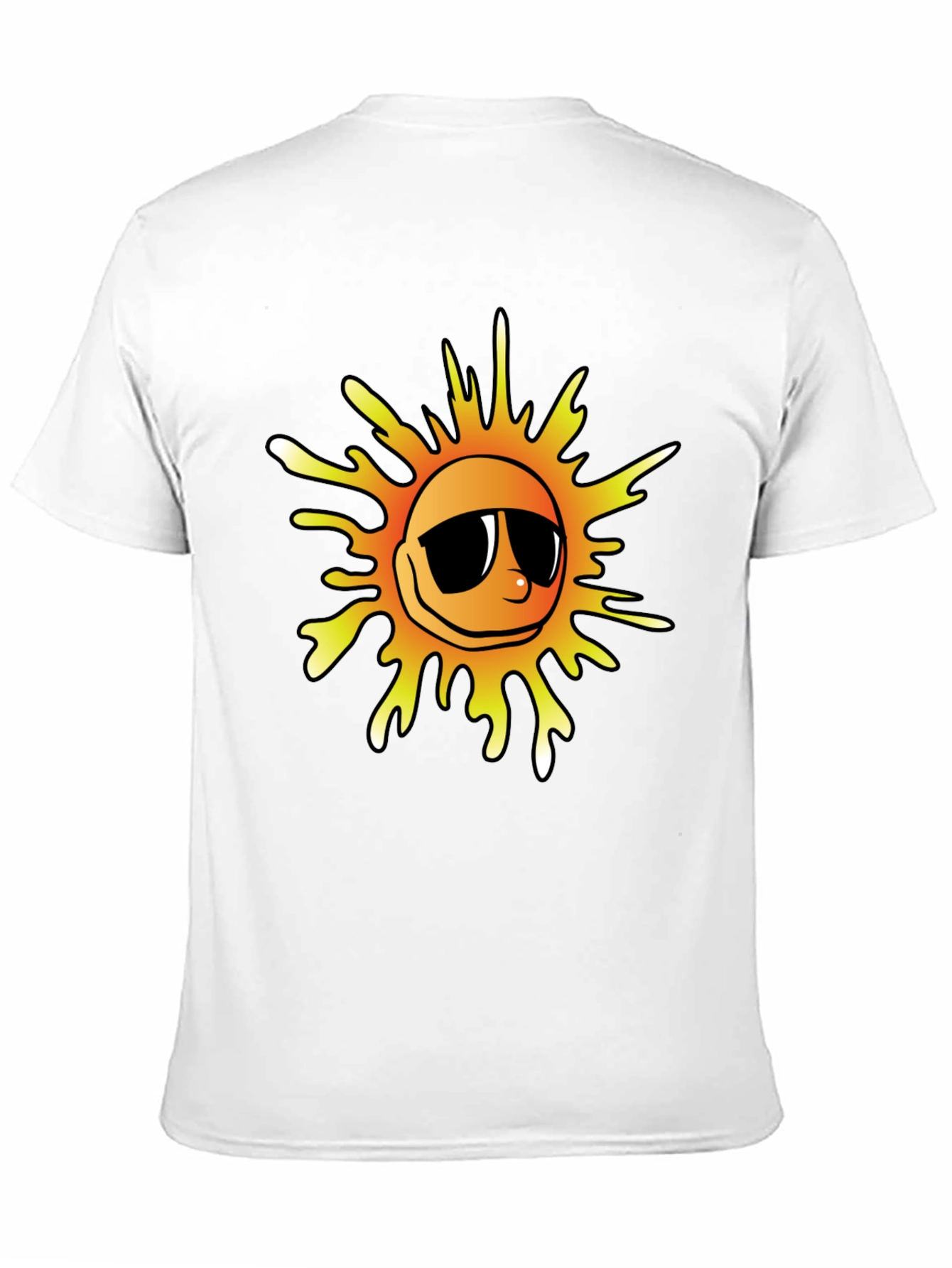 Cool Sun Graphic Tee - Black