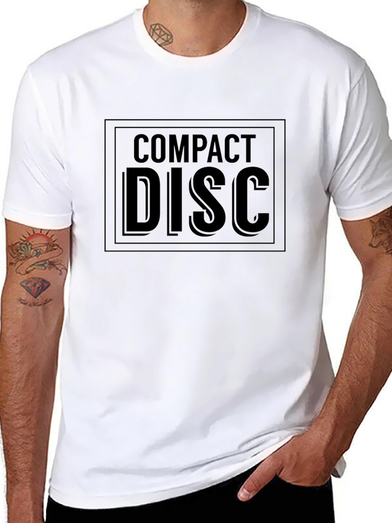 Compact Disc T-Shirt - Retro Music Tee